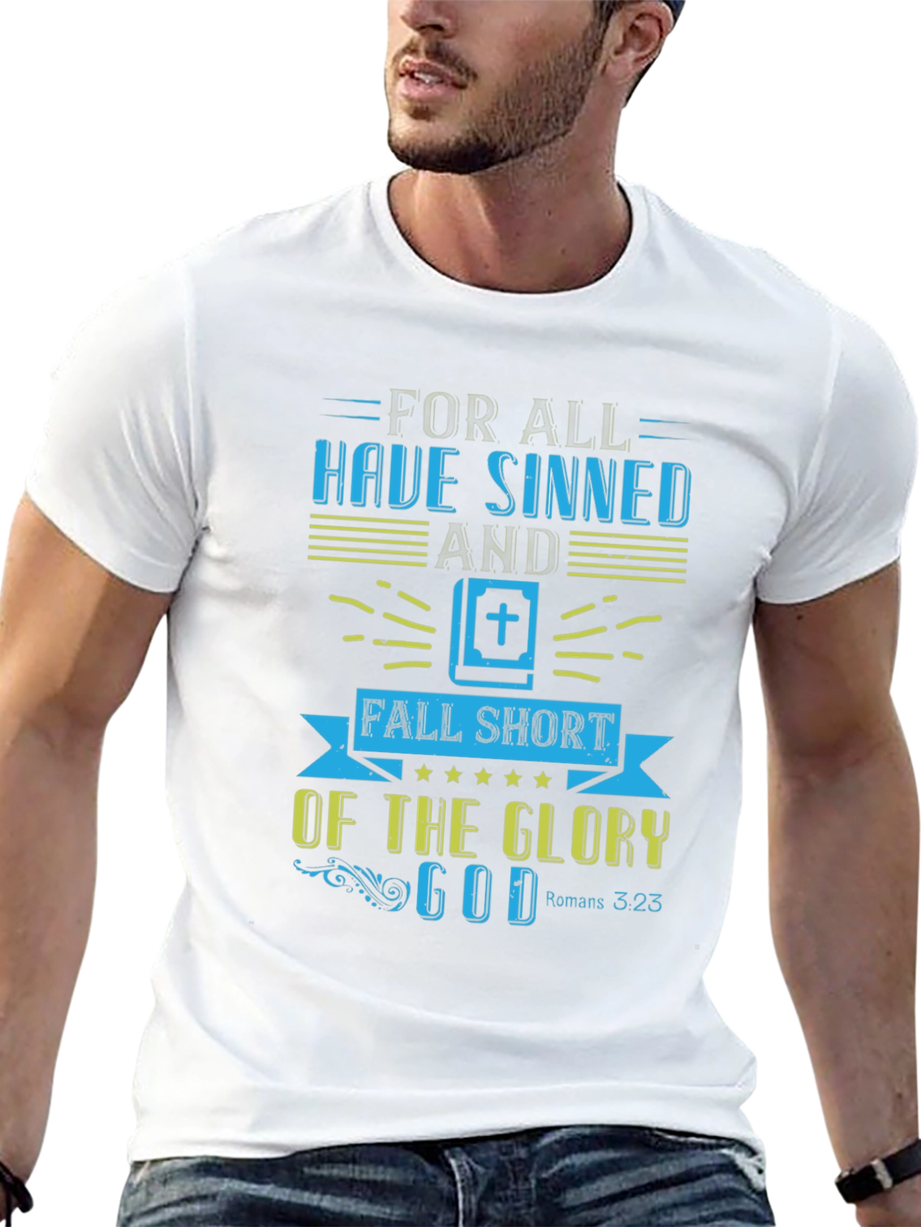 Faith-Based Tee: Romans 3:23 Design