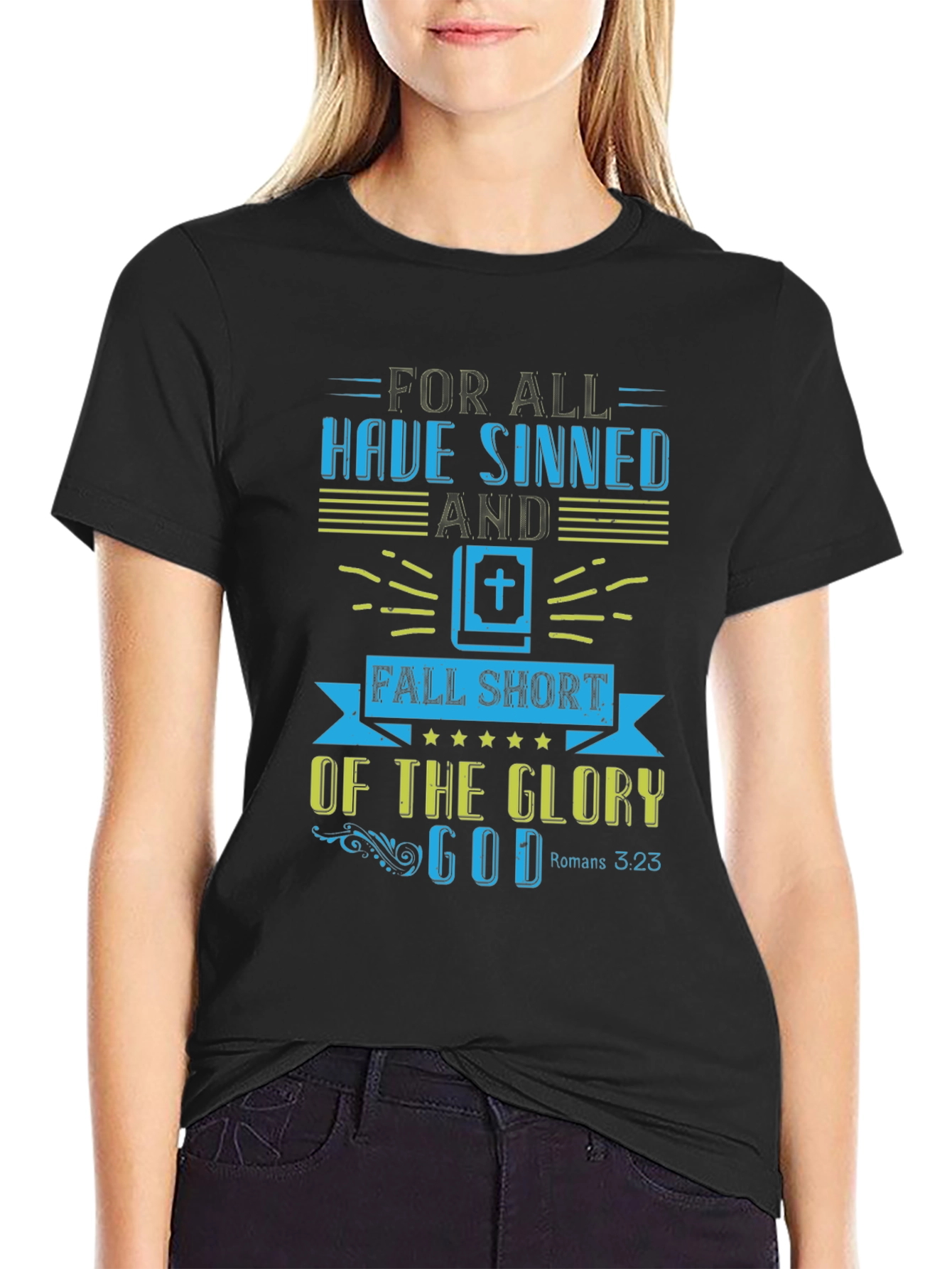 Faith-Based Tee: Romans 3:23 Design