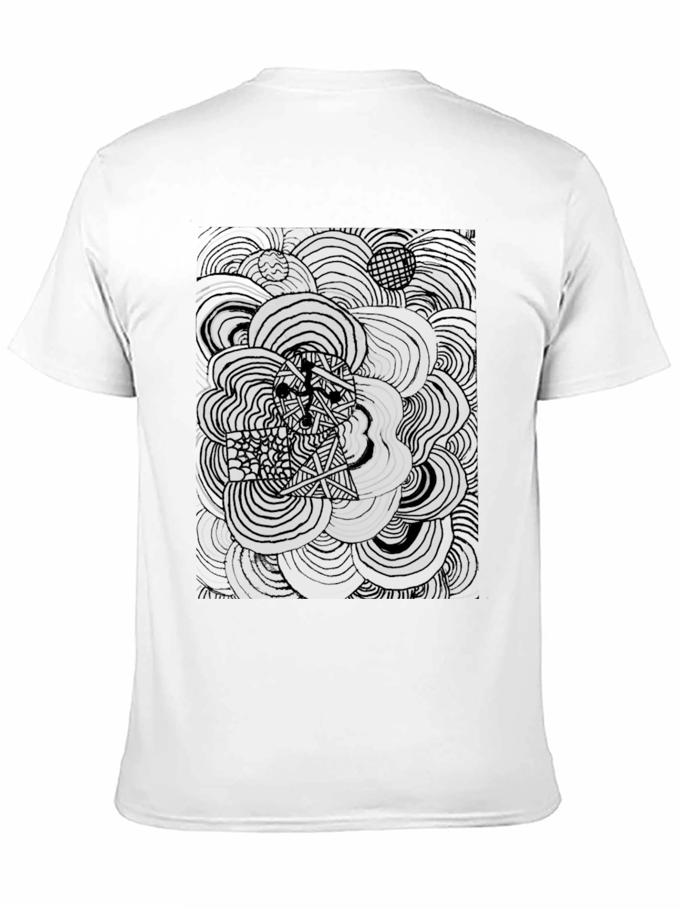 Abstract Art Black T-Shirt