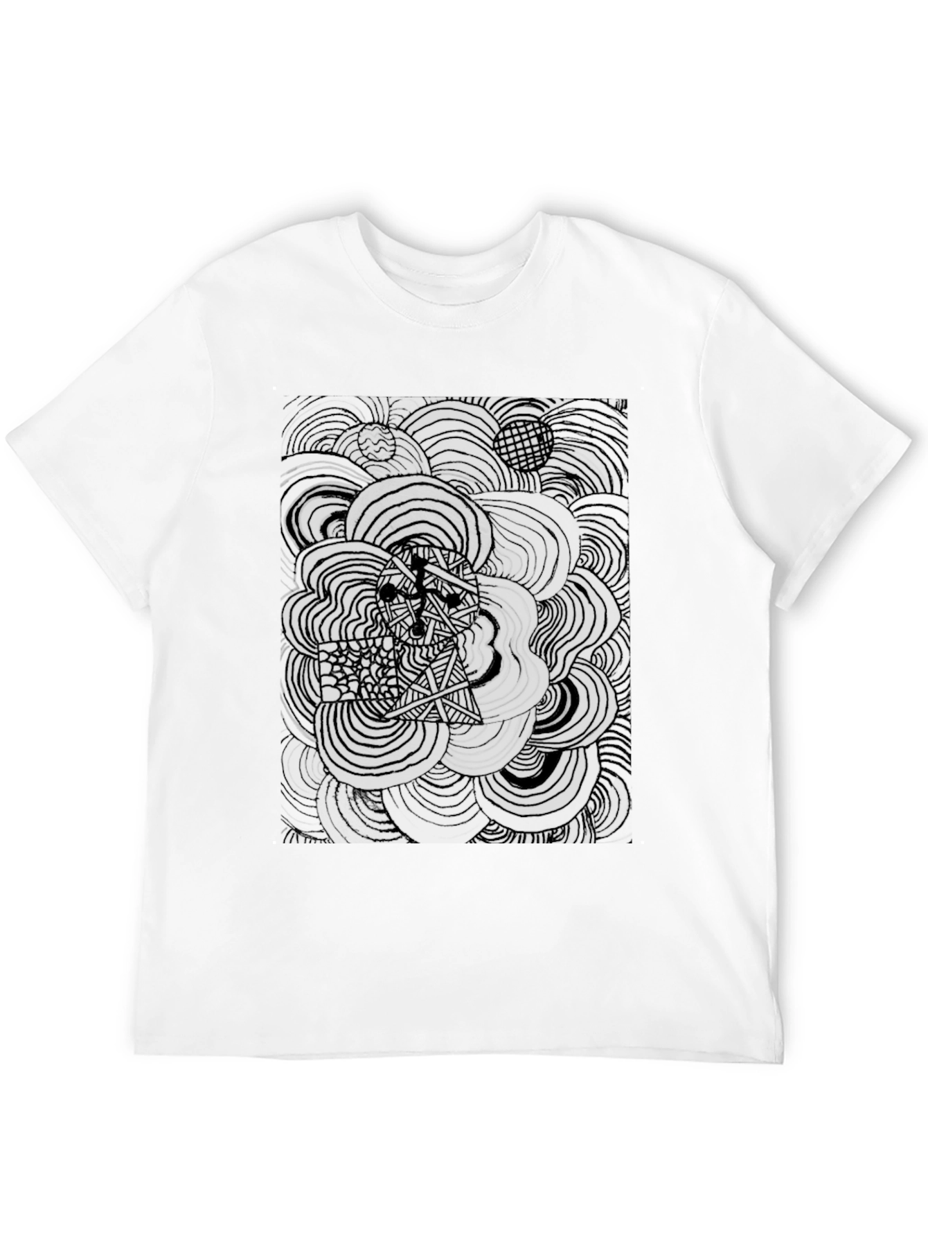 Abstract Art Black T-Shirt