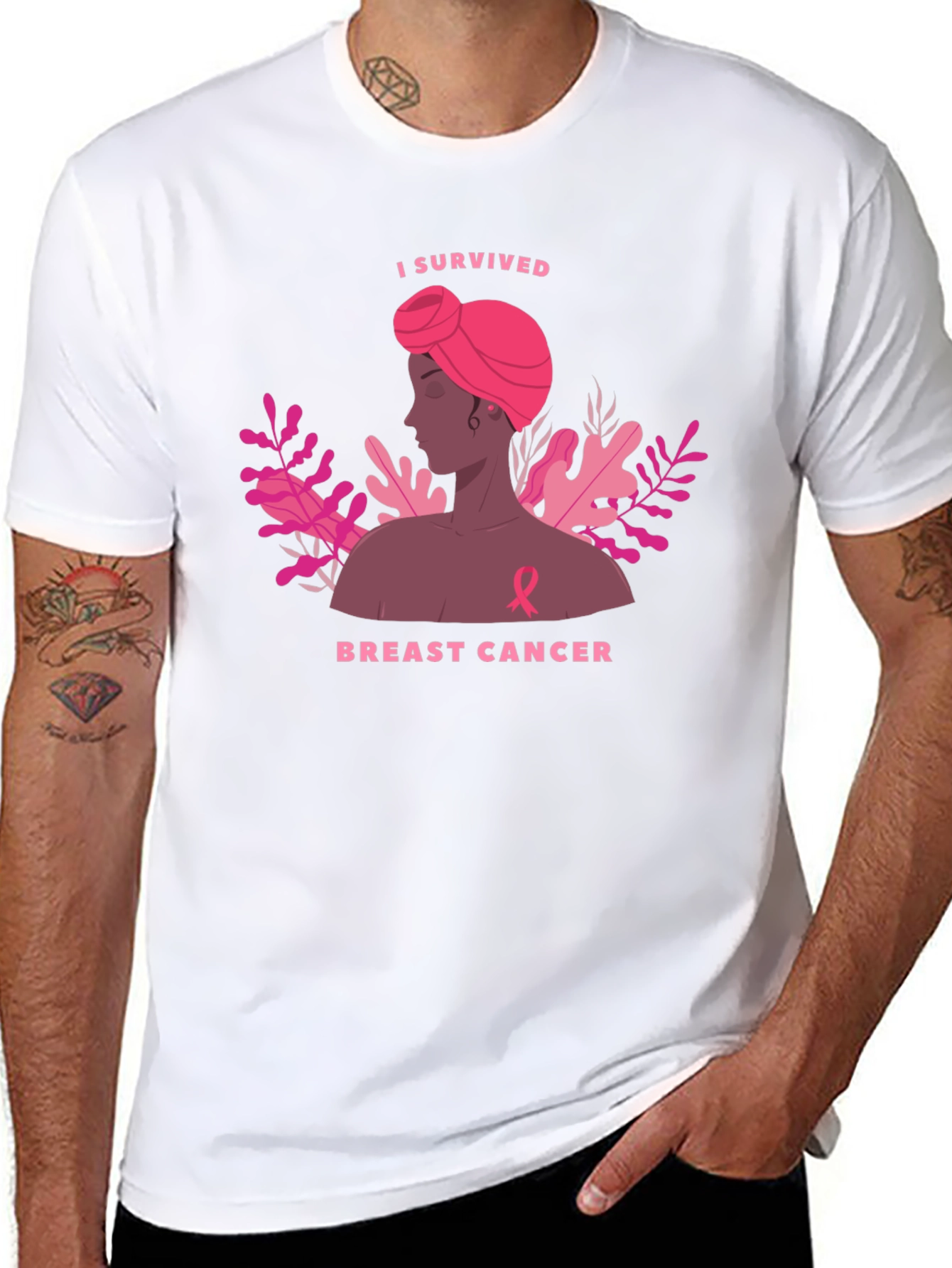 I Survived Breast Cancer Awareness T-Shirt