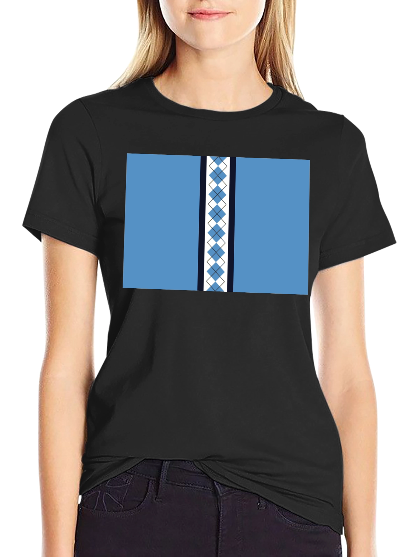 Argyle Style T-Shirt