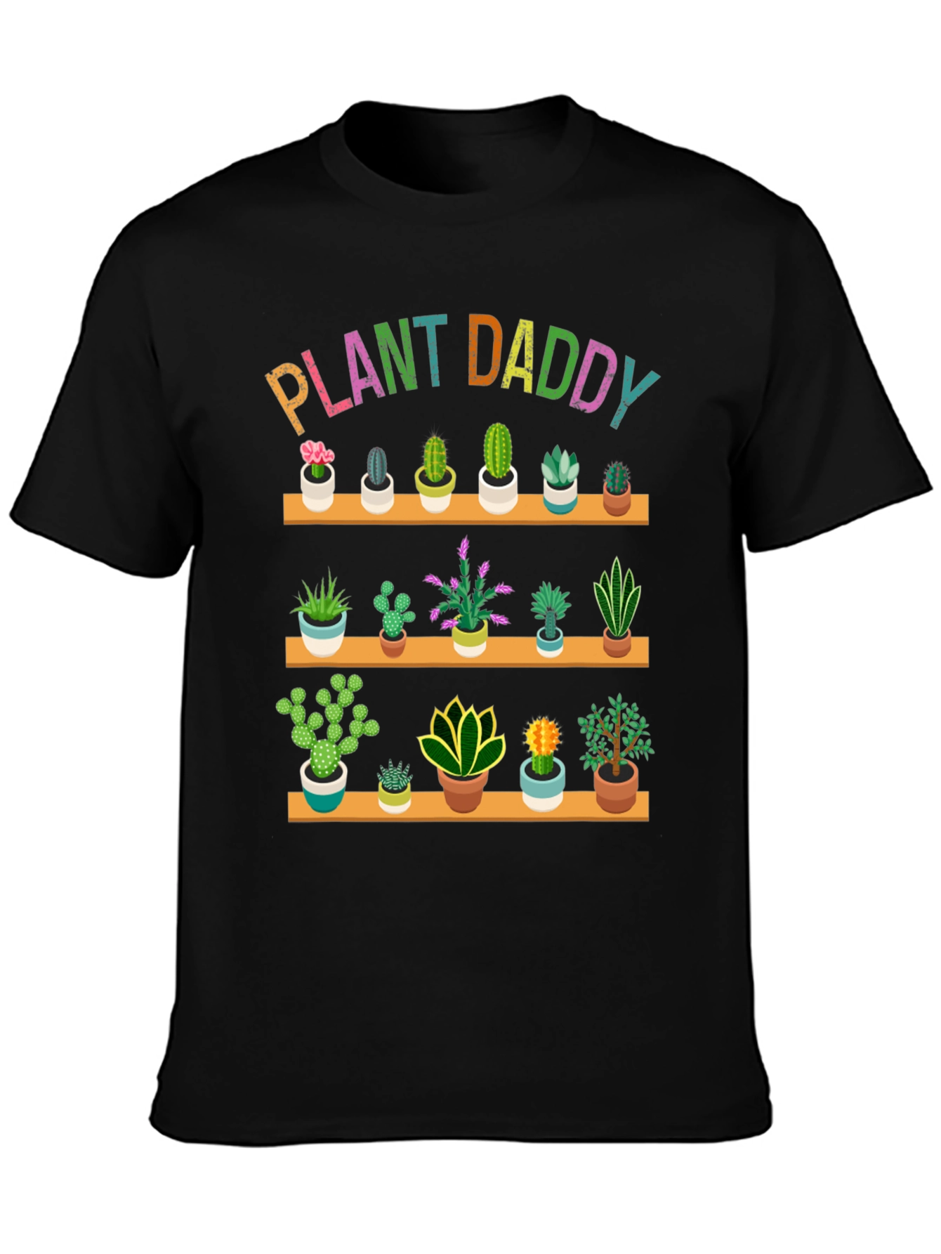 Plant Daddy Graphic Tee - Cactus Lover Shirt