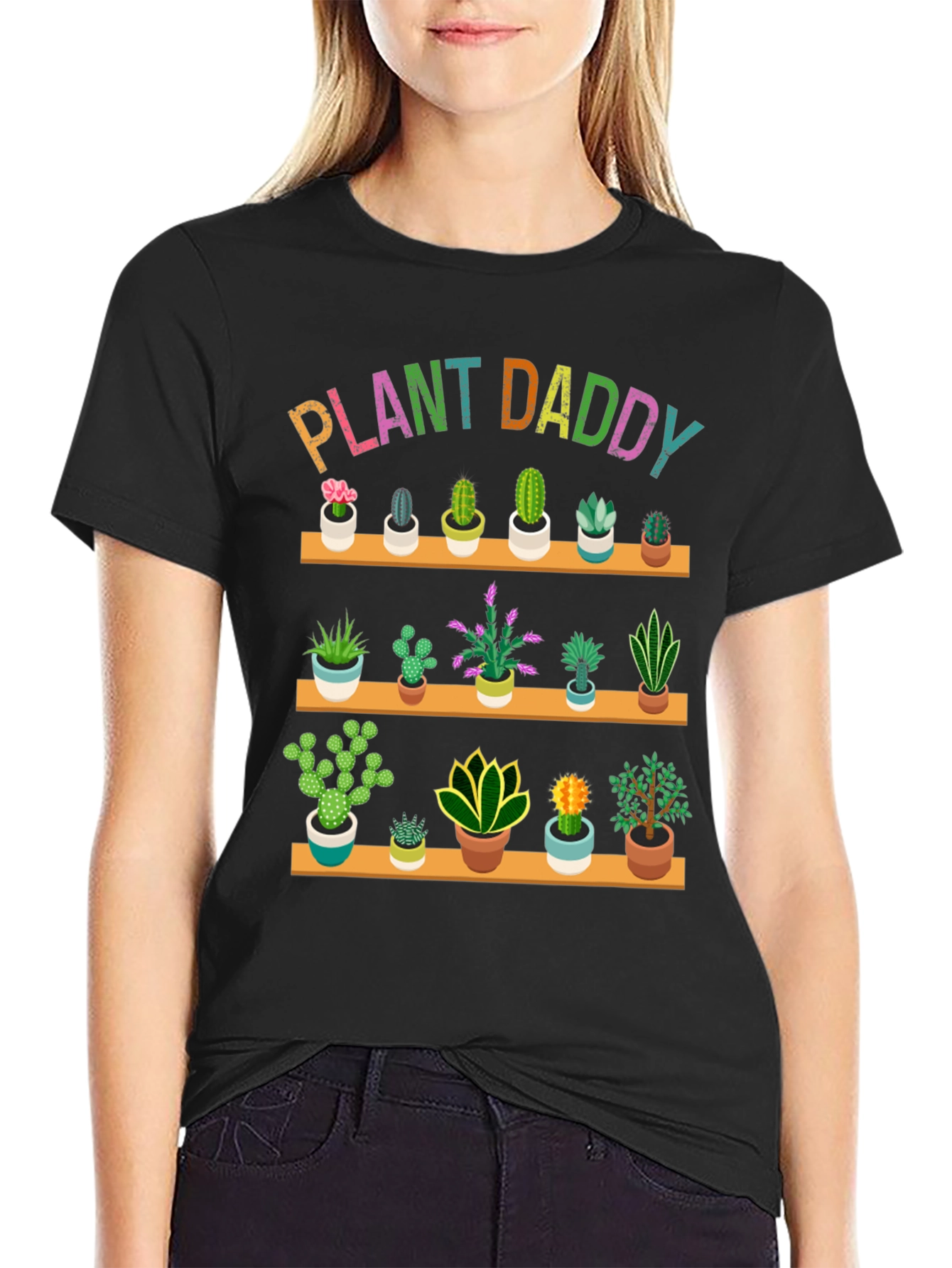 Plant Daddy Graphic Tee - Cactus Lover Shirt