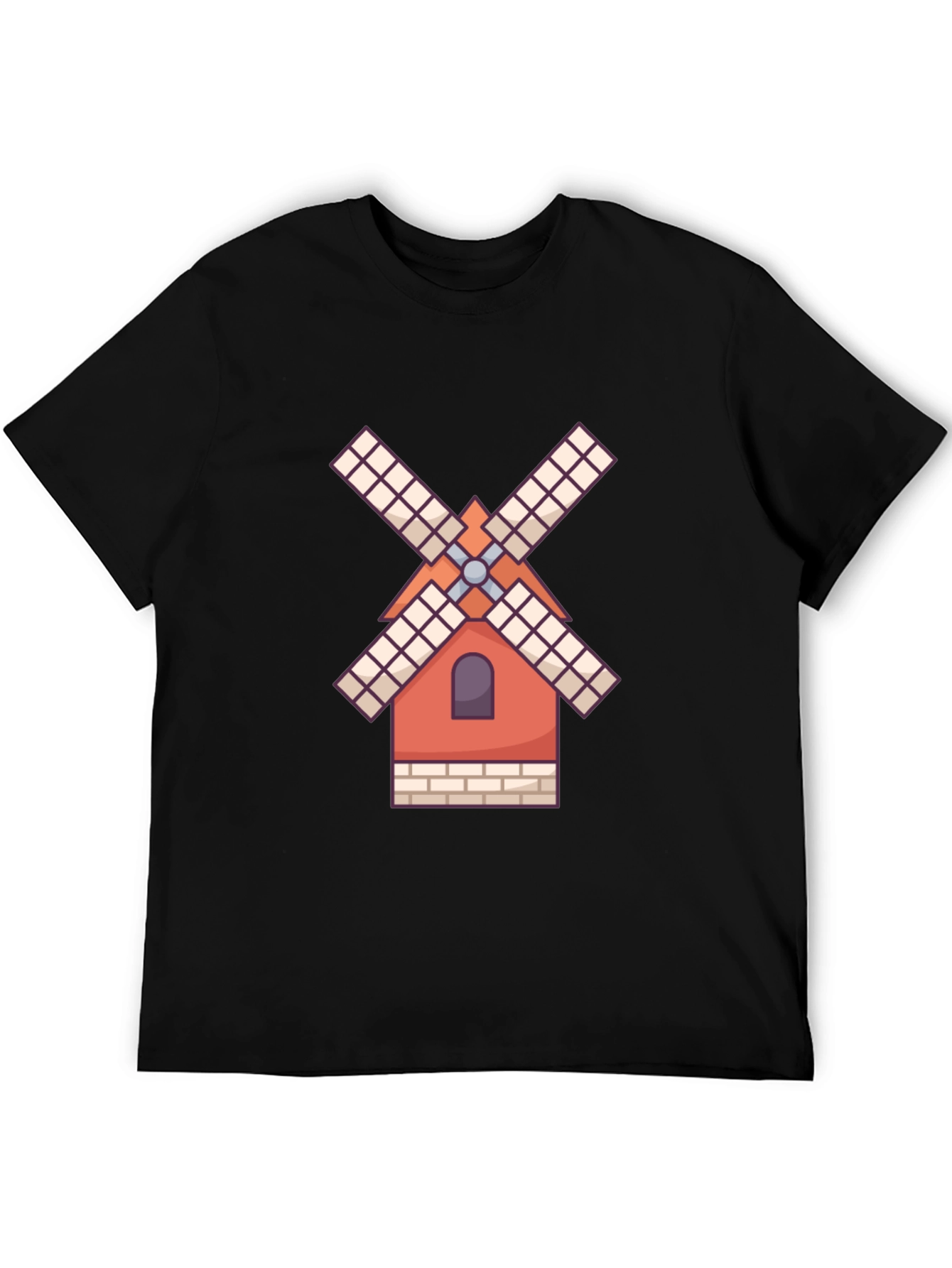 Windmill Graphic Tee - Unique Design