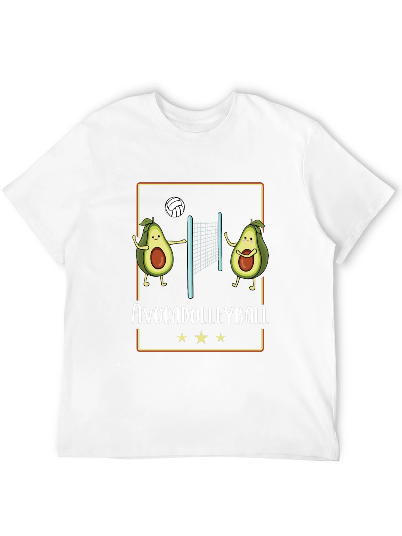 Avocado Volleyball Graphic T-Shirt