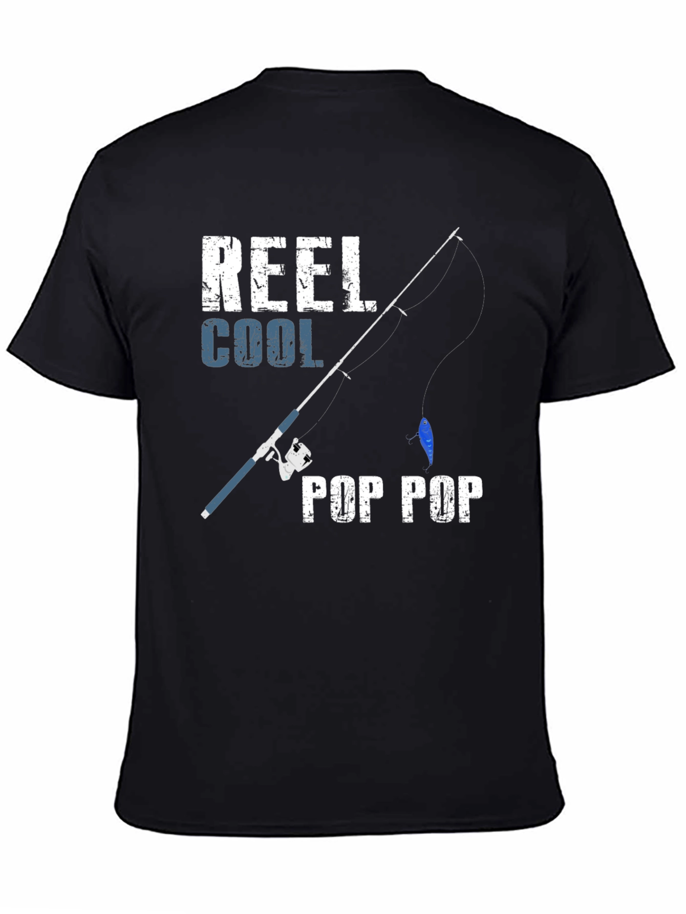Reel Cool Pop Pop T-Shirt Fishing Fathers Day