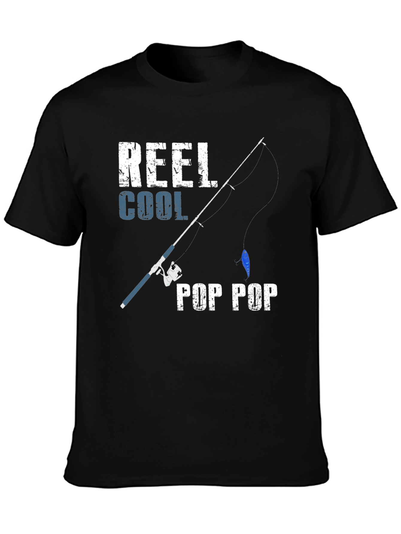 Reel Cool Pop Pop T-Shirt Fishing Fathers Day