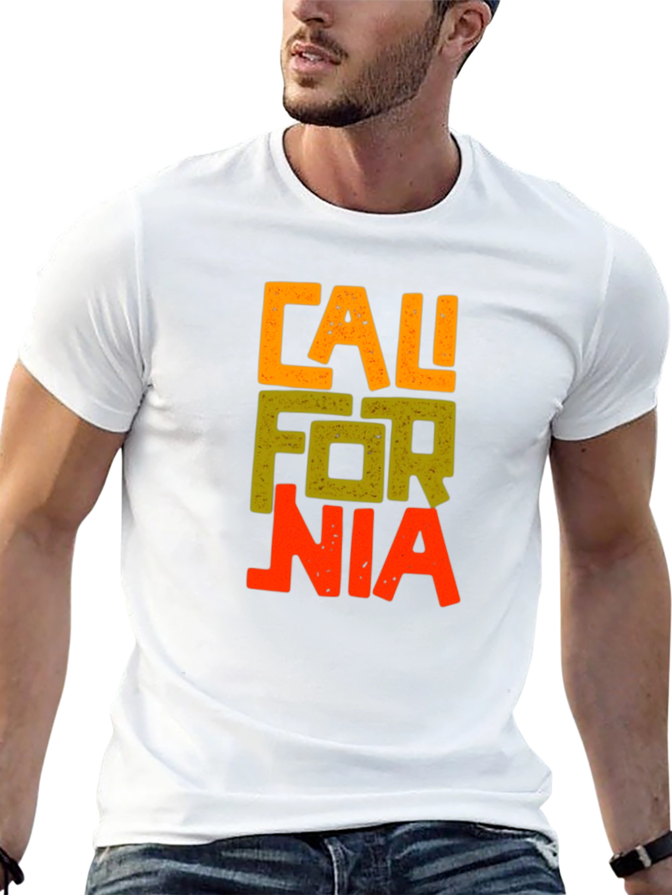California Graphic Tee - Retro Style