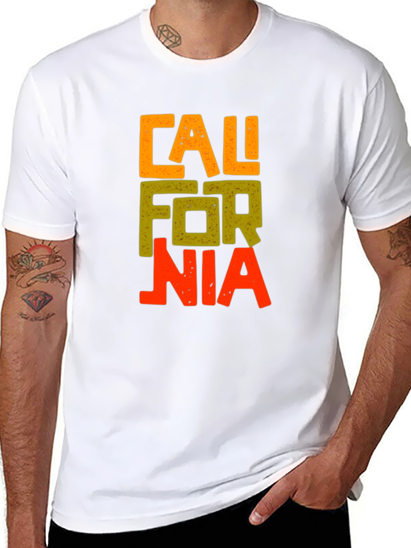 California Graphic Tee - Retro Style