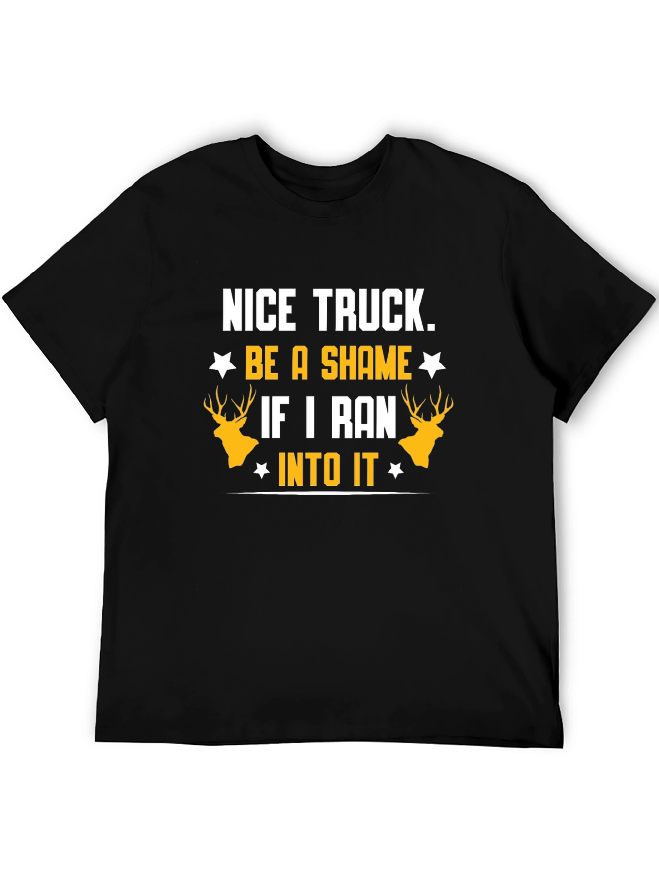 Nice Truck Deer Graphic T-Shirt