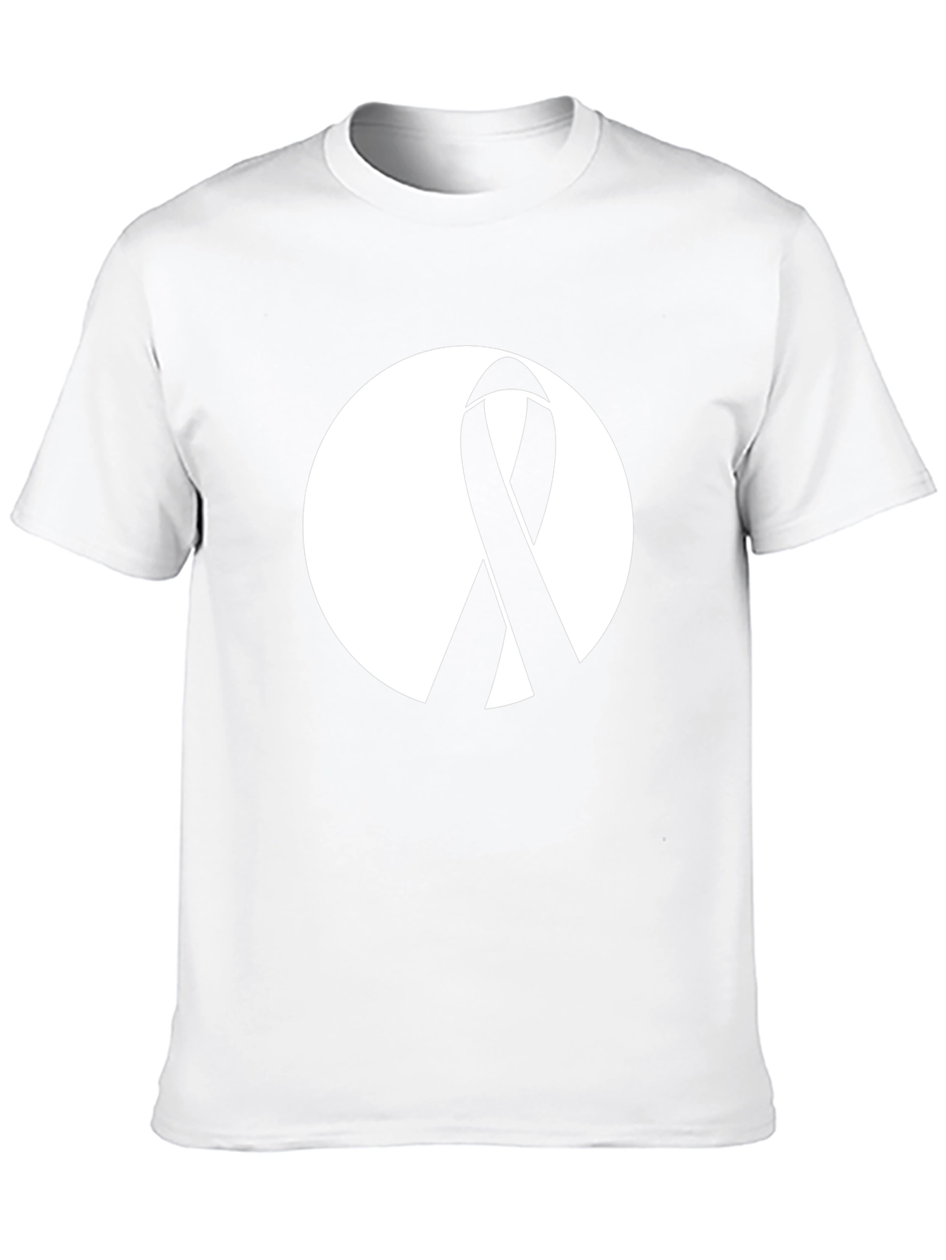 Black Ribbon Awareness Graphic T-Shirt