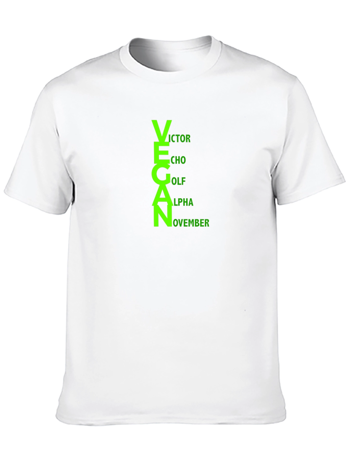 Vegan T-Shirt - Funny Acronym Design - Unisex