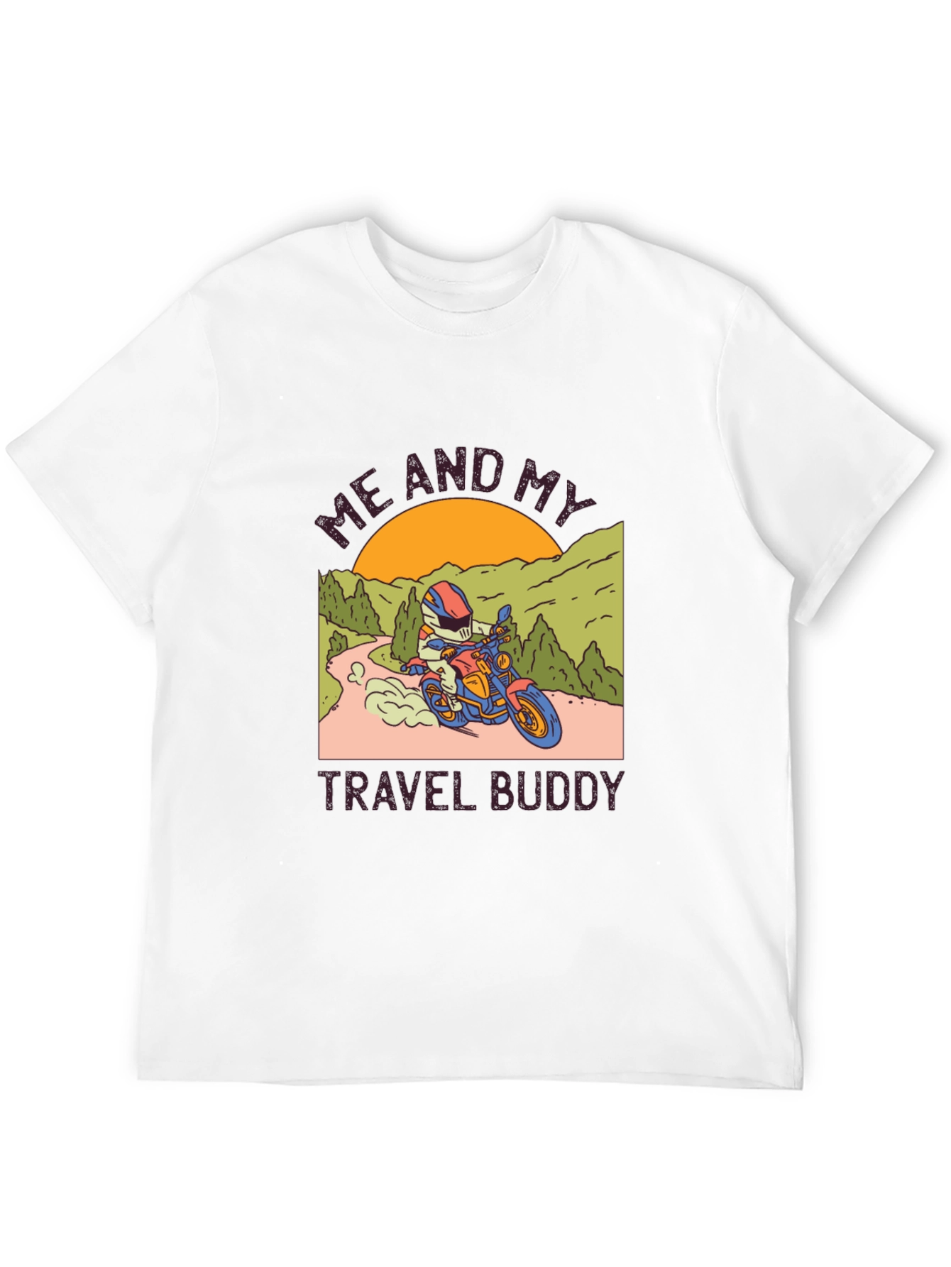 Motorcycle Travel Buddy Graphic Tee