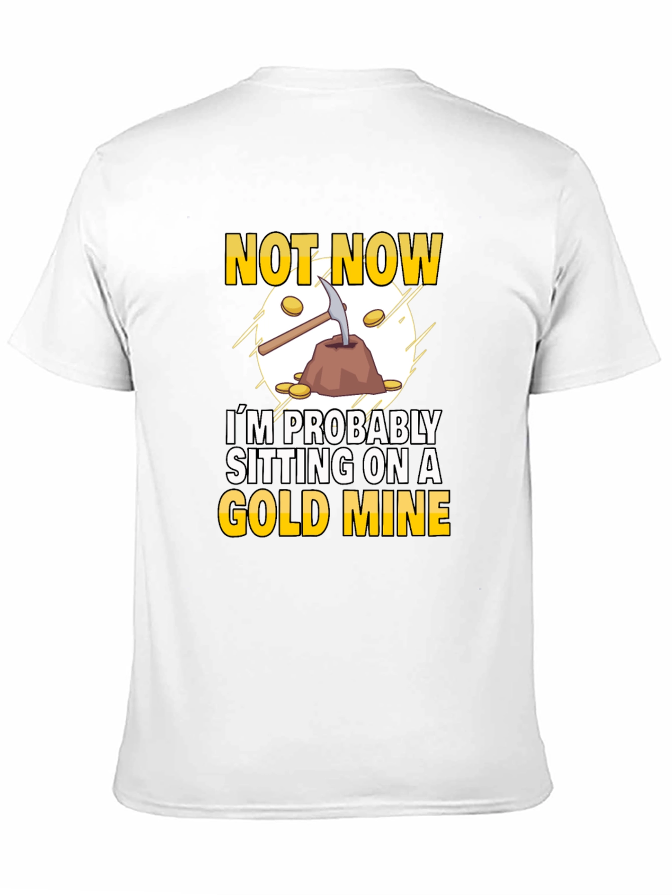 Gold Mine Graphic T-Shirt - Novelty Tee