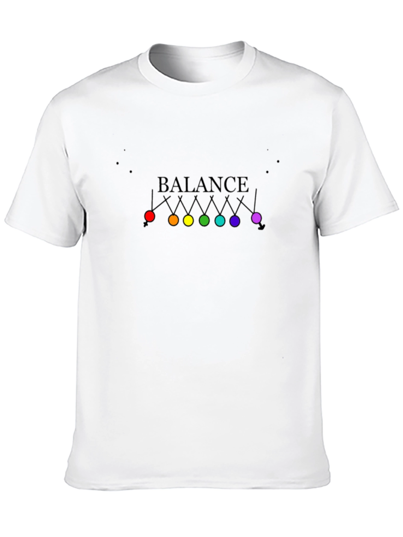 Balance Newtons Cradle Pride T-Shirt