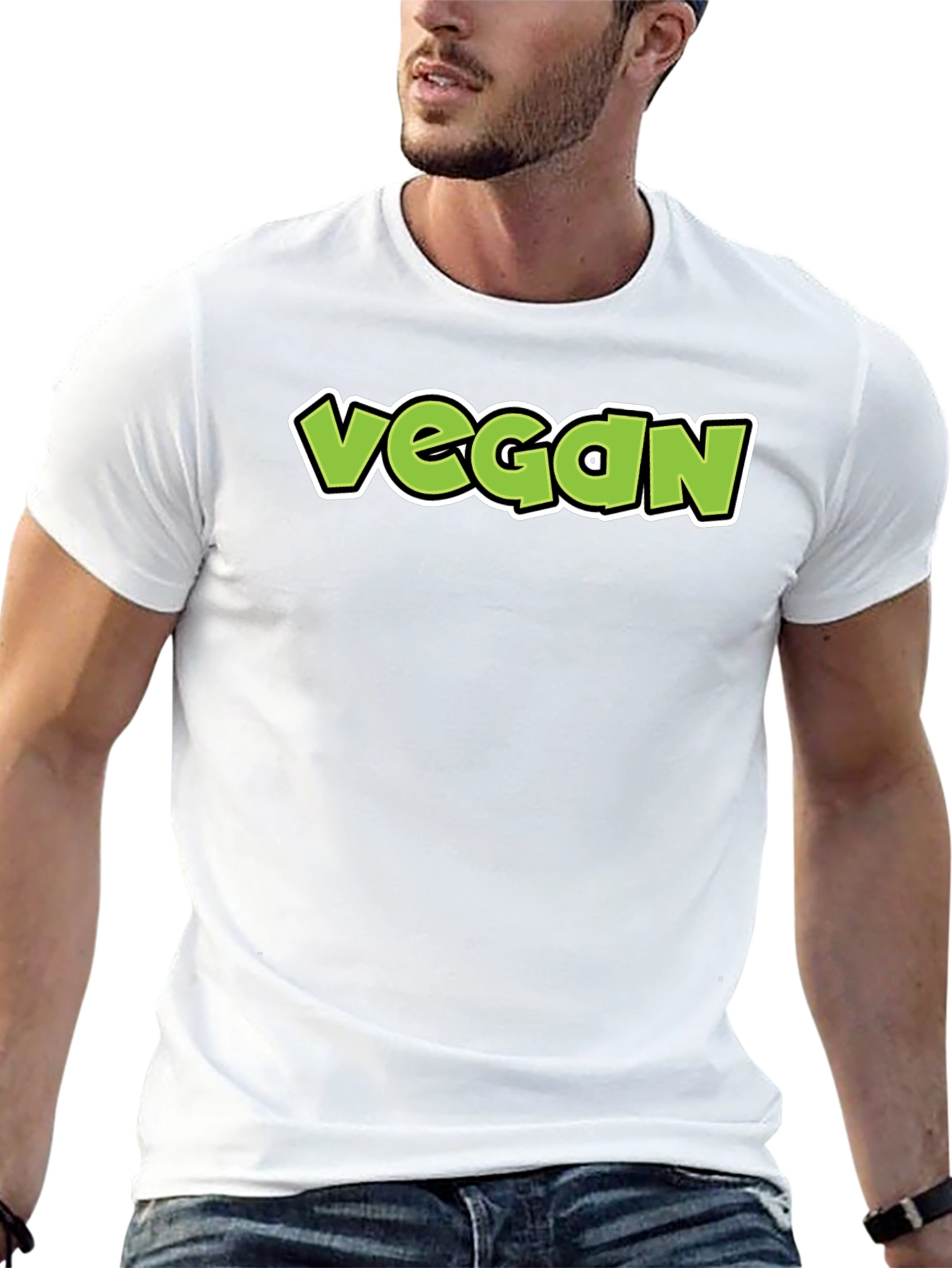 Vegan Graphic Tee - Trendy & Comfortable