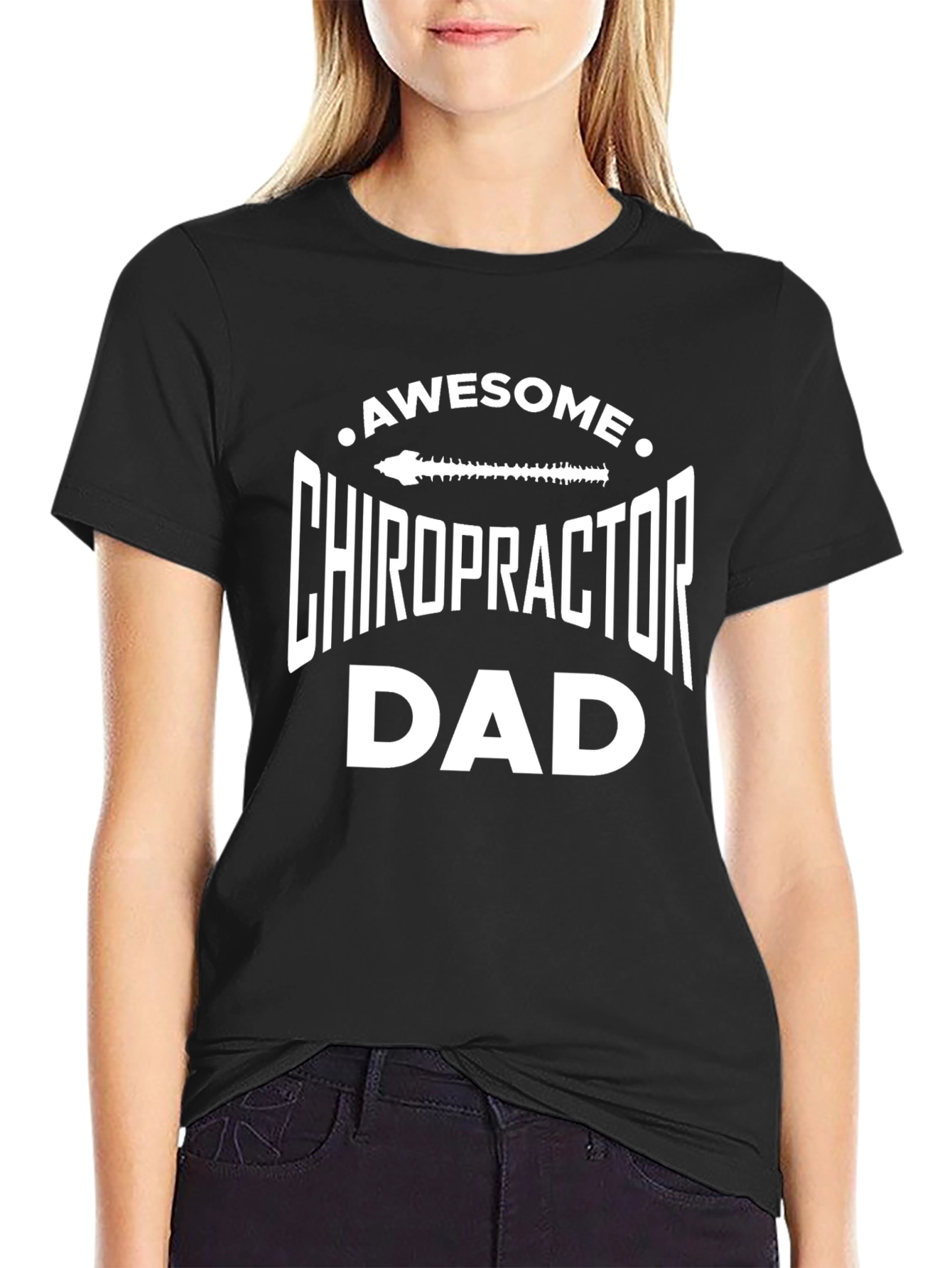 Awesome Chiropractor Dad T-Shirt