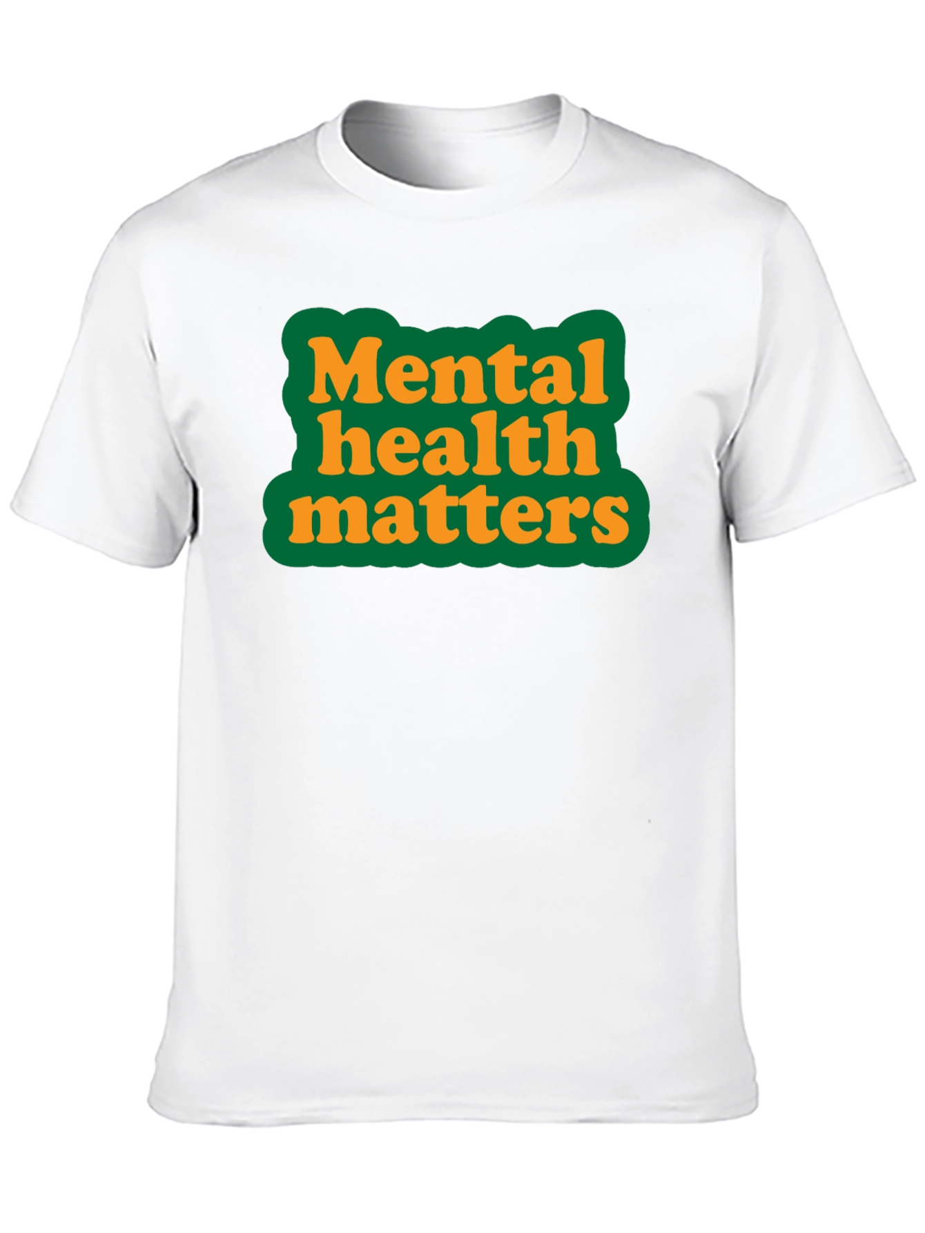 Mental Health Matters Graphic Tee - Black Cotton T-Shirt