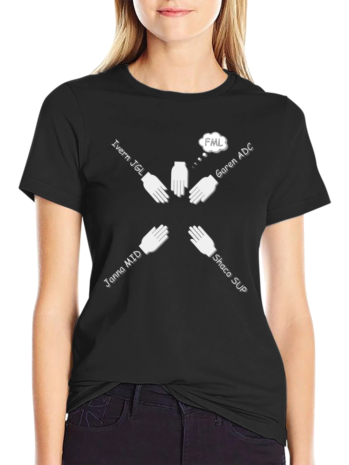 League of Legends FML Black Tee