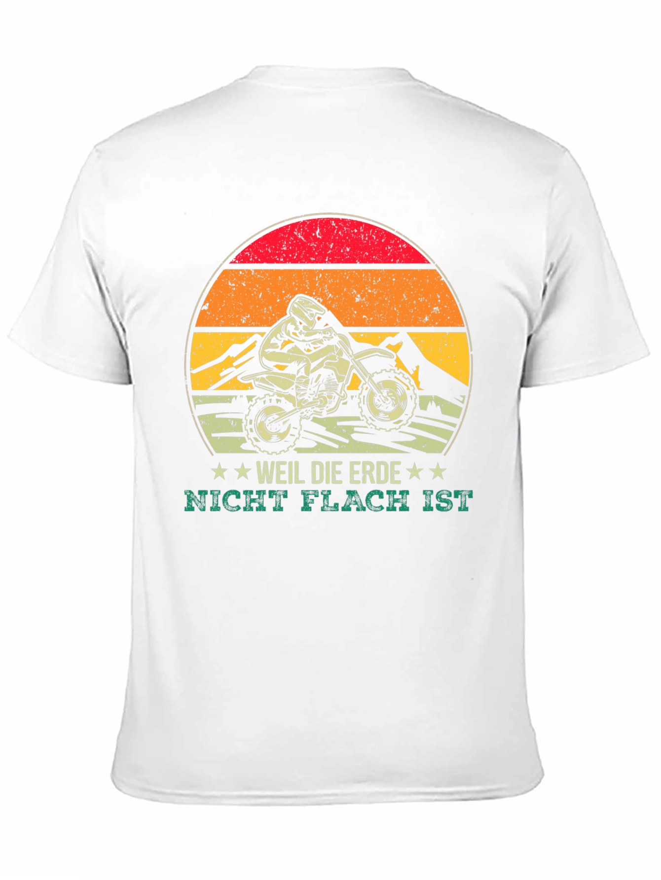 Dirt Bike Weil Die Erde Graphic Tee