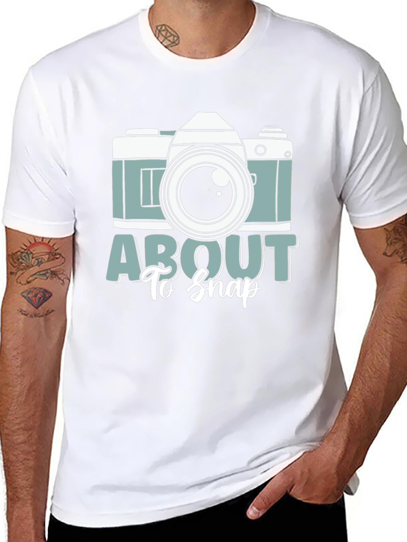 About To Snap Camera Graphic Tee - Photographers Shirt