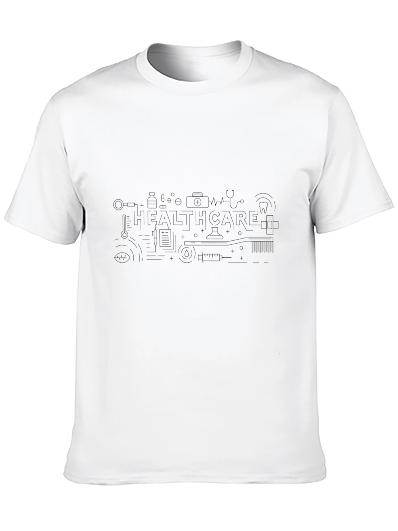 Classic Black Crew Neck T-Shirt - Soft Cotton