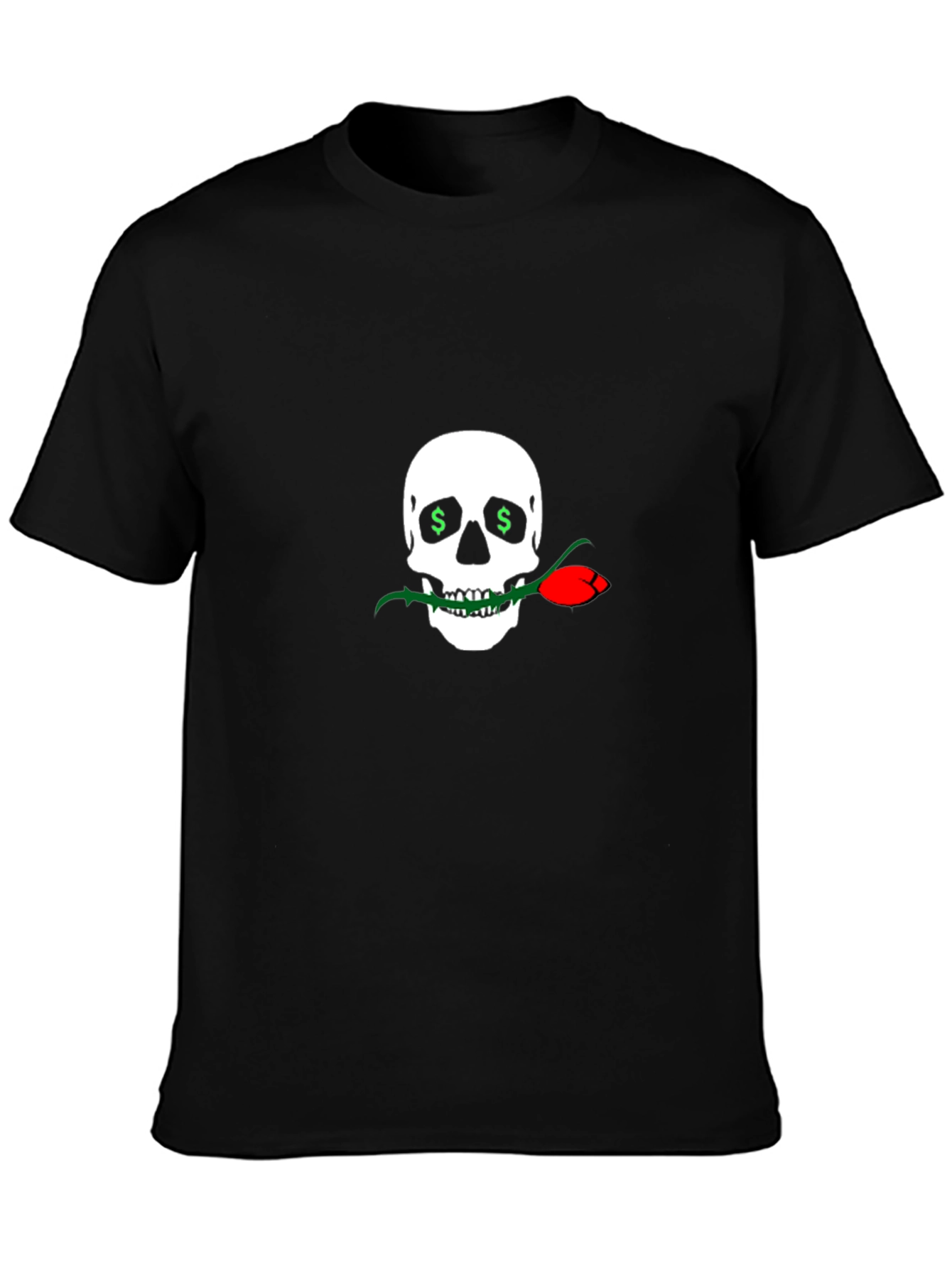 Skull & Rose Graphic Tee - Bold Streetwear