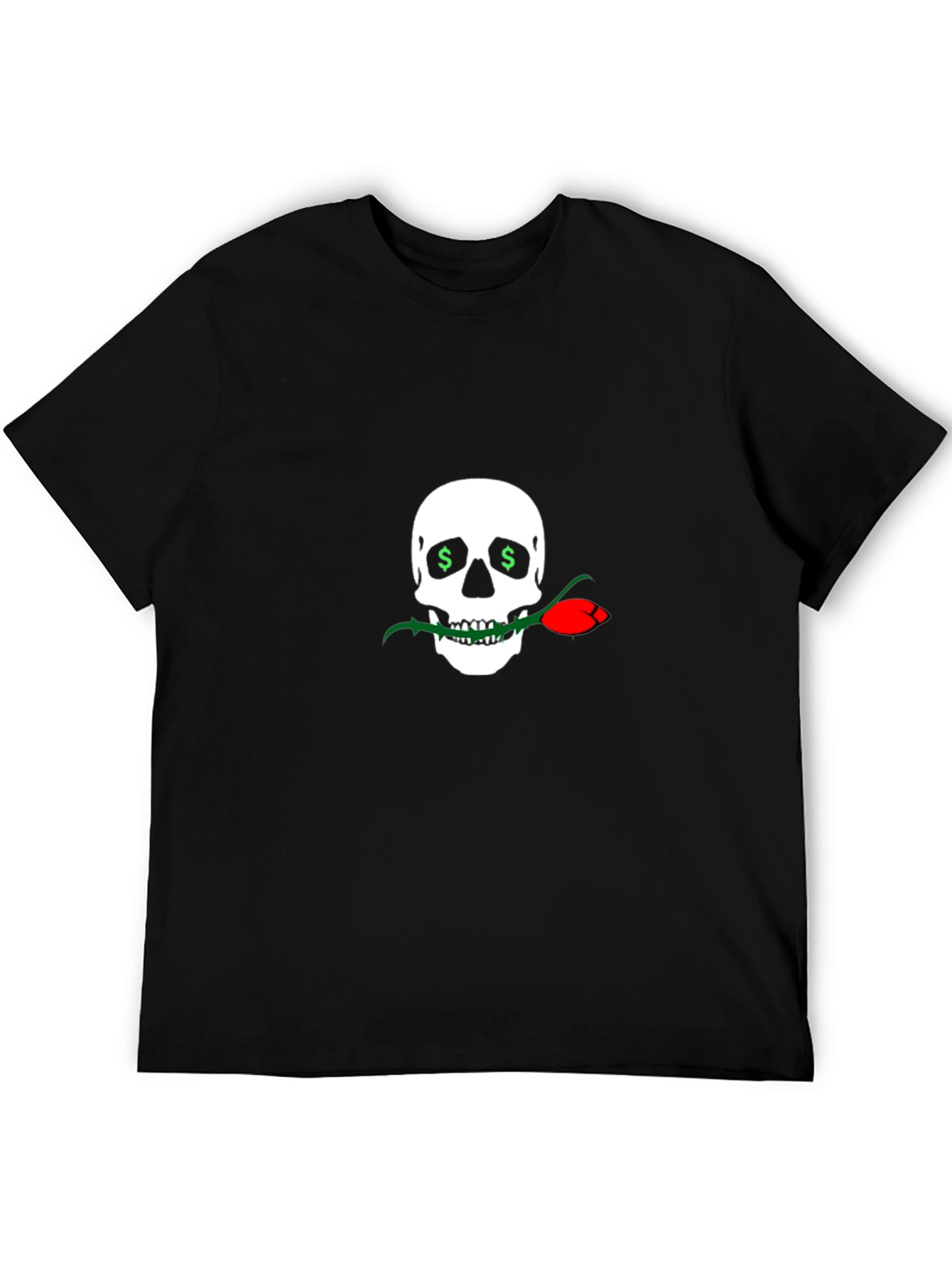 Skull & Rose Graphic Tee - Bold Streetwear