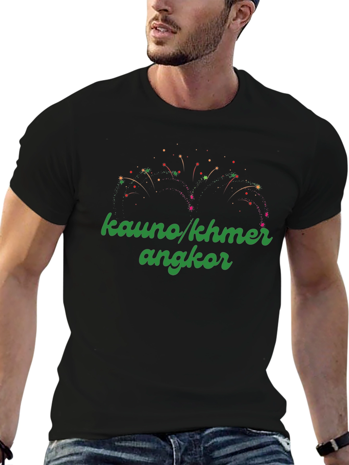 Kauno Khmer Angkor Black T-Shirt