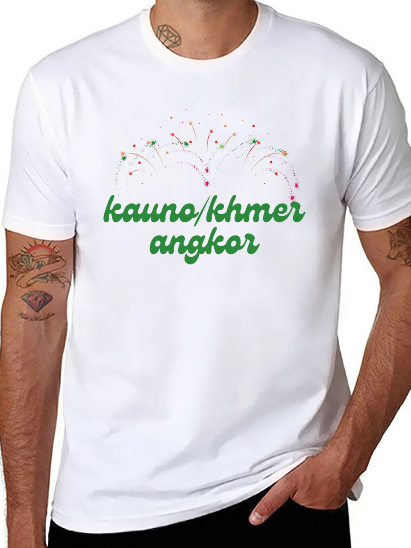 Kauno Khmer Angkor Black T-Shirt