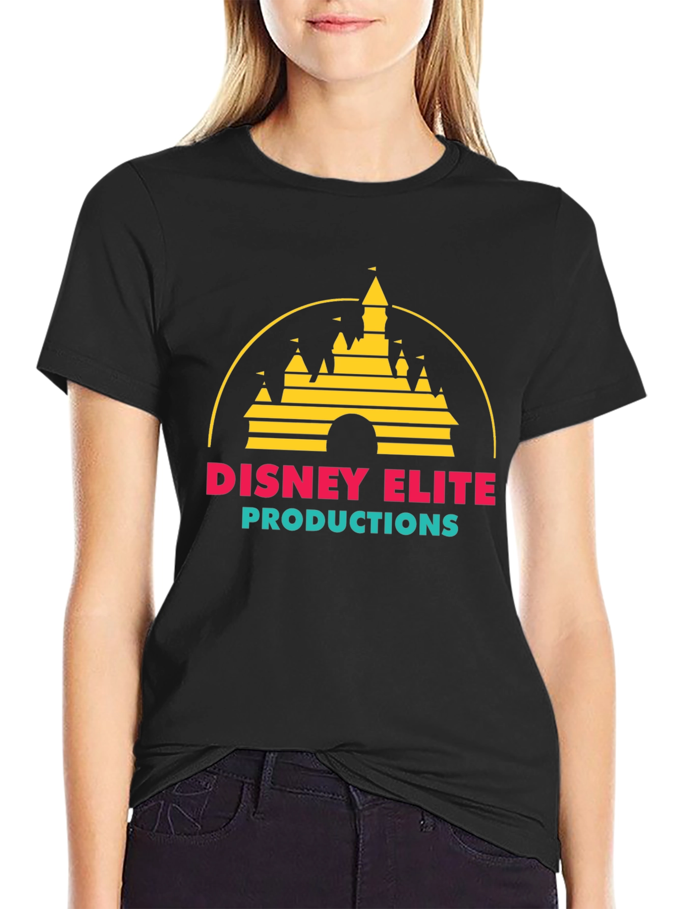 Disney Elite Productions Black T-Shirt