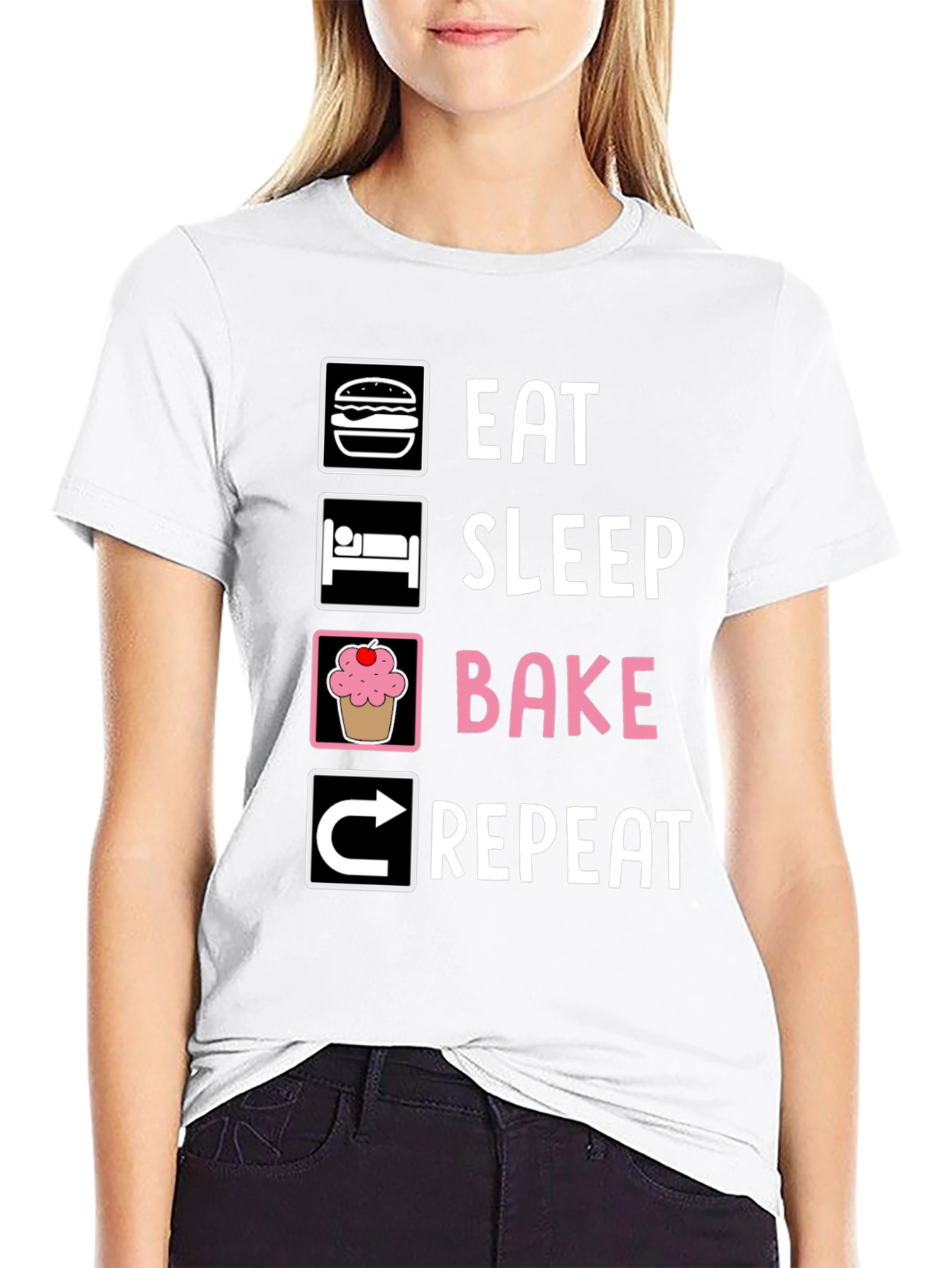 Eat Sleep Bake Repeat T-Shirt