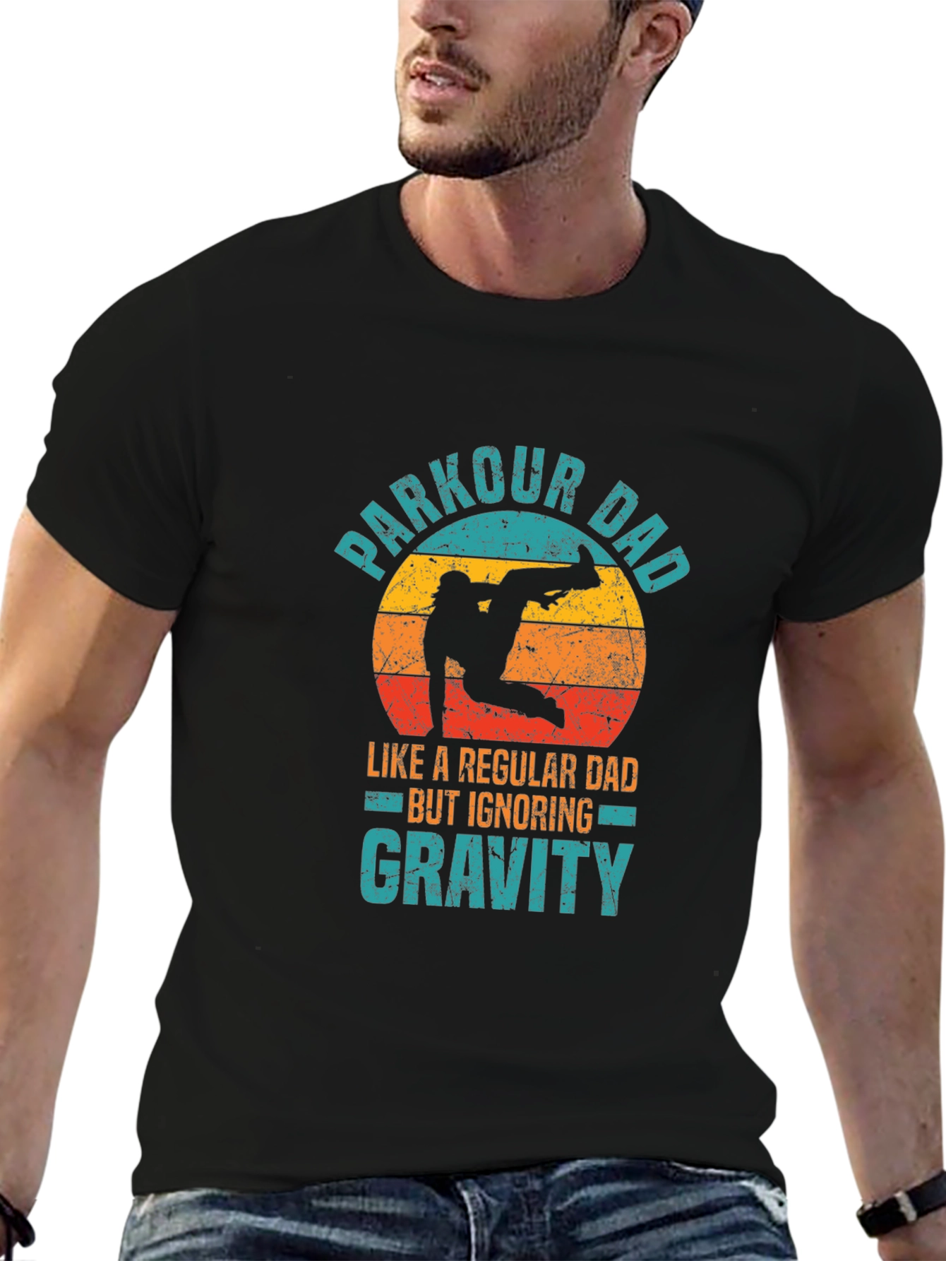 Parkour Dad T-Shirt - Gravity Defying Style
