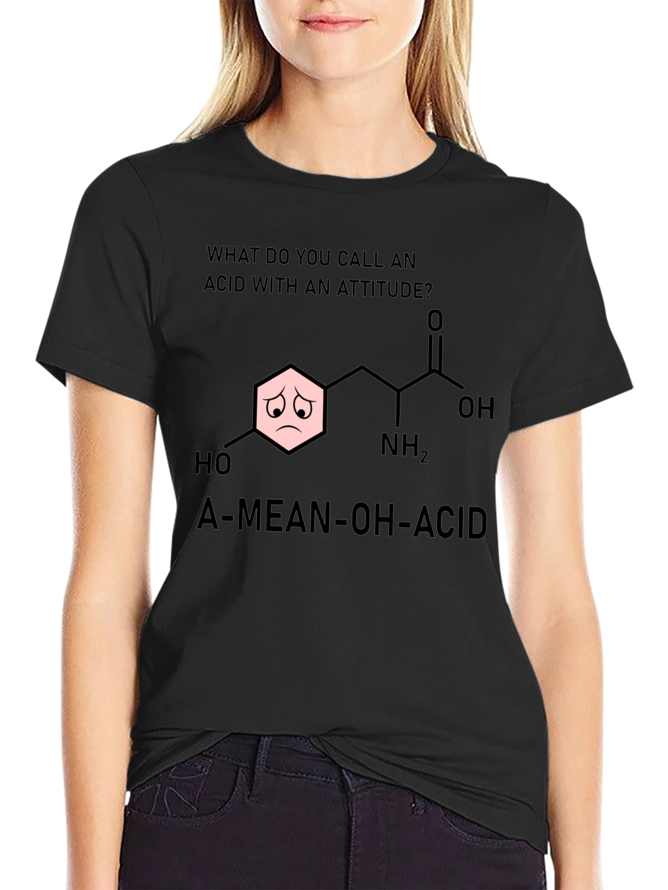 A-Mean-Oh-Acid Humor T-Shirt