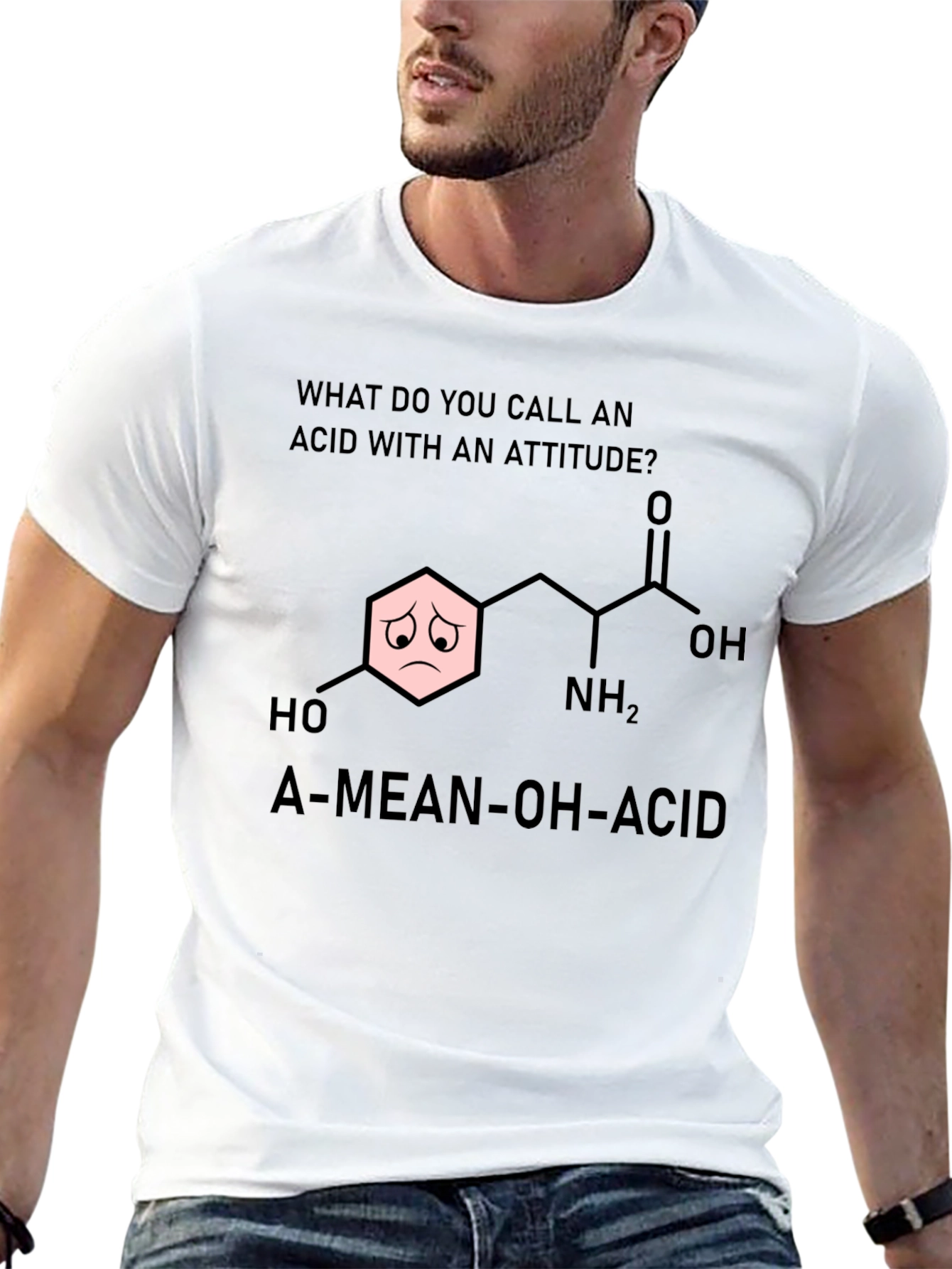 A-Mean-Oh-Acid Humor T-Shirt