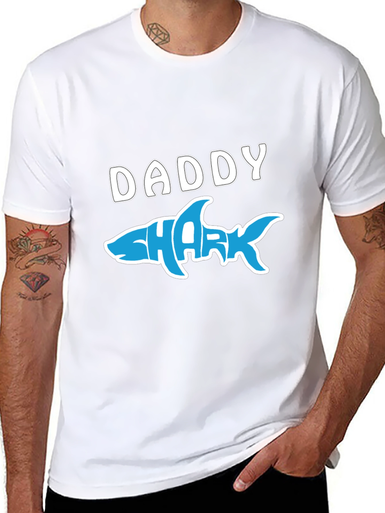 Daddy Shark T-Shirt - Perfect for Fathers Day