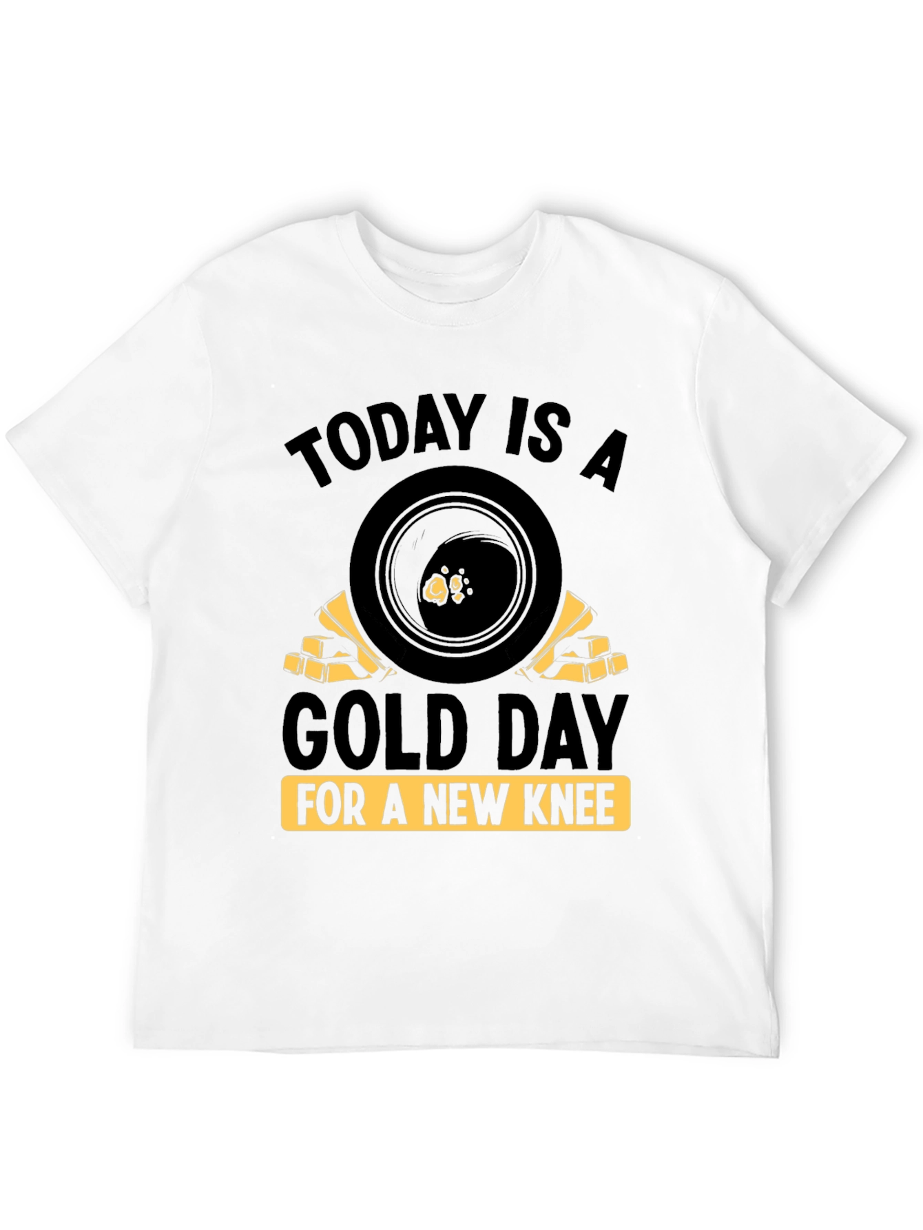 Gold Day New Knee Graphic Tee
