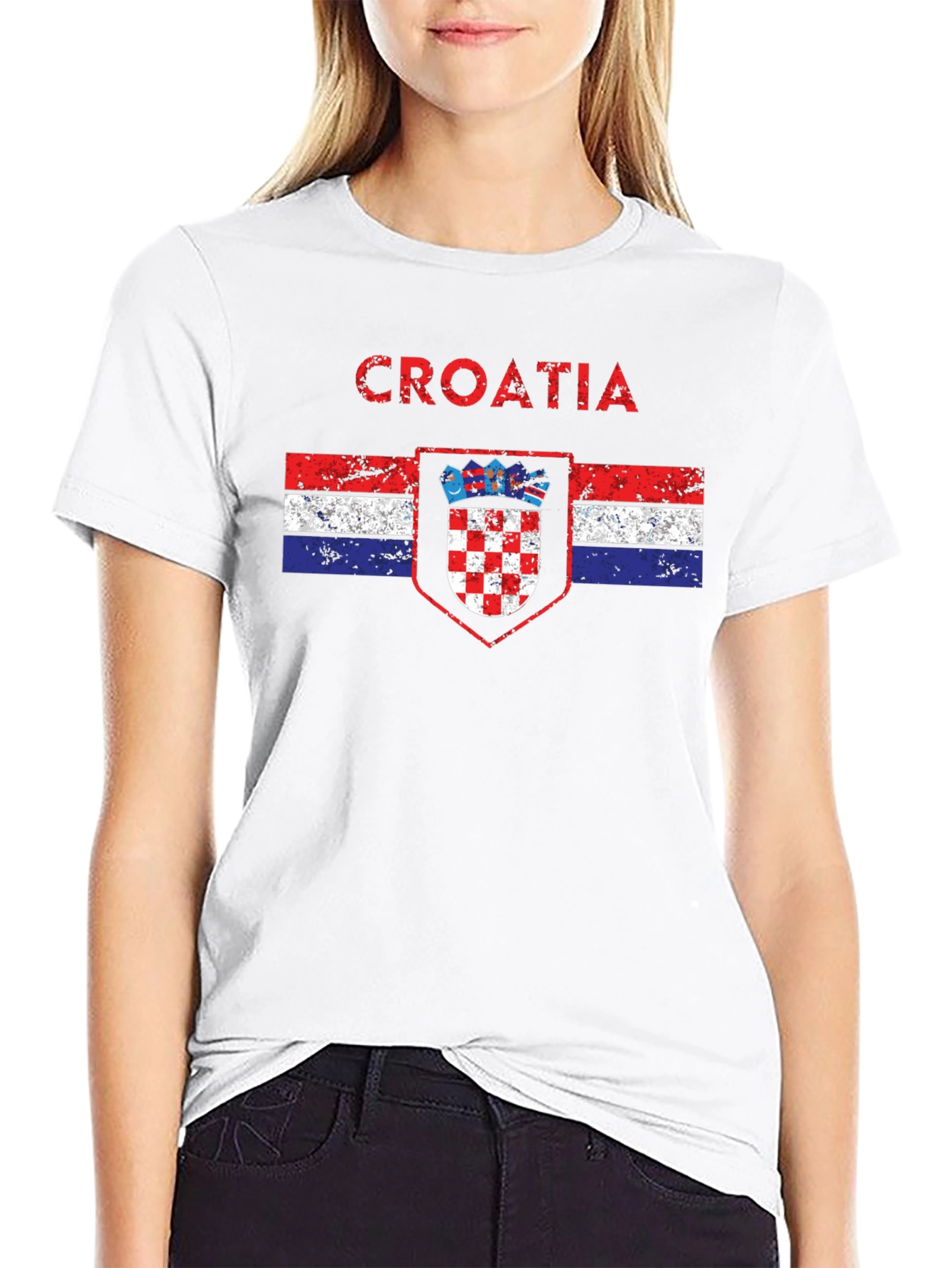 Croatia Flag Graphic T-Shirt