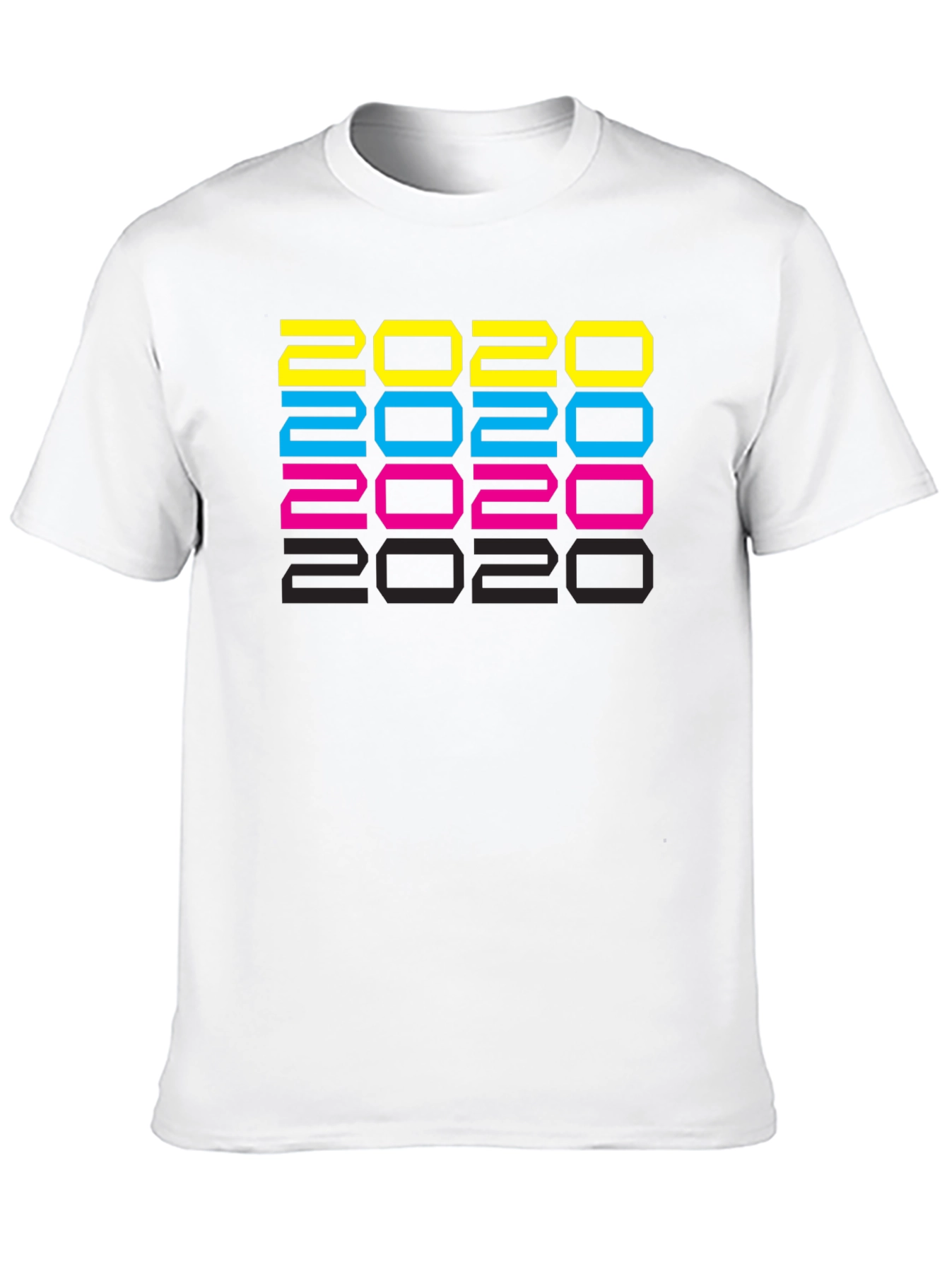 2020 Graphic T-Shirt - Retro Style Print Tee