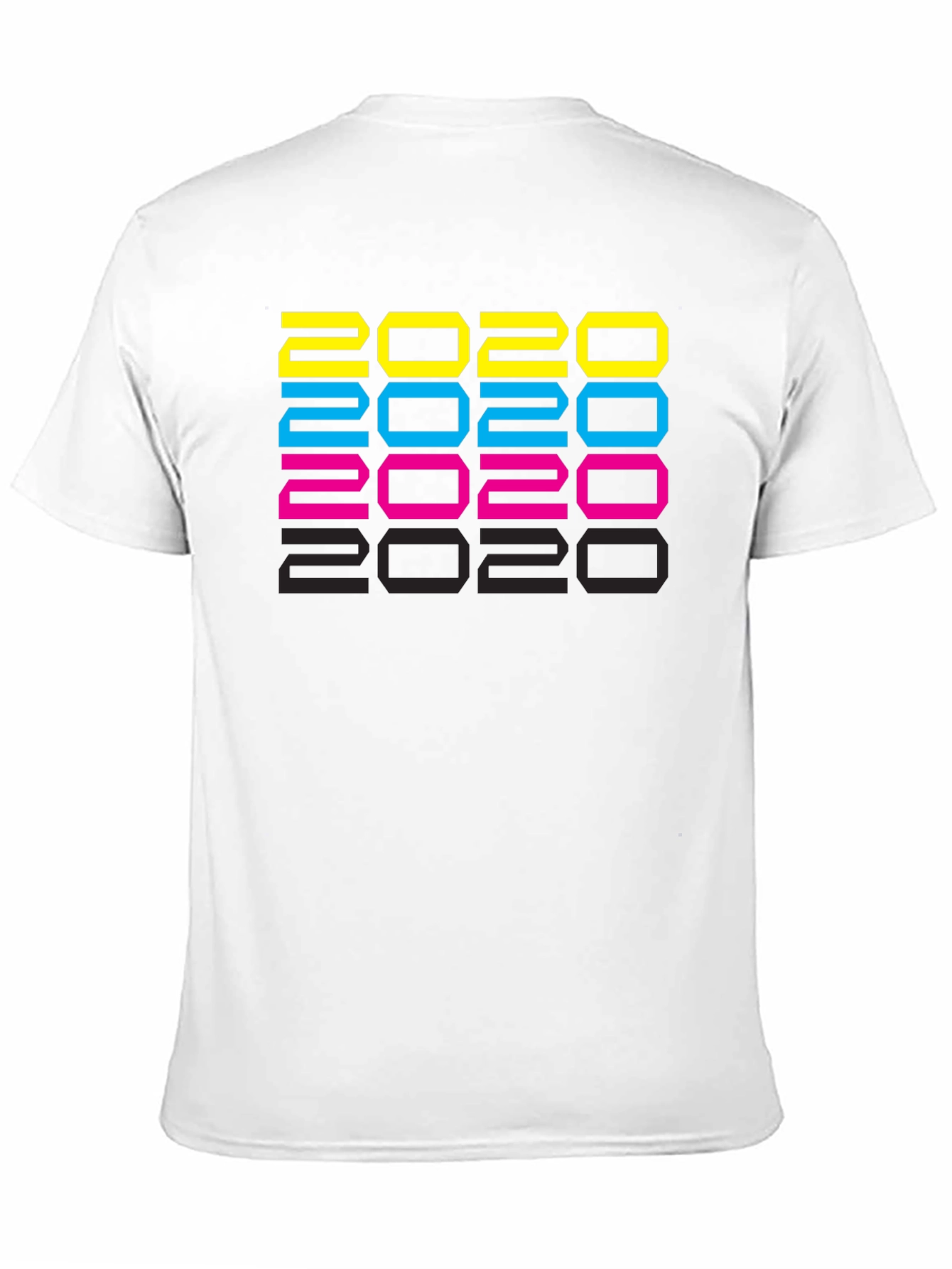 2020 Graphic T-Shirt - Retro Style Print Tee