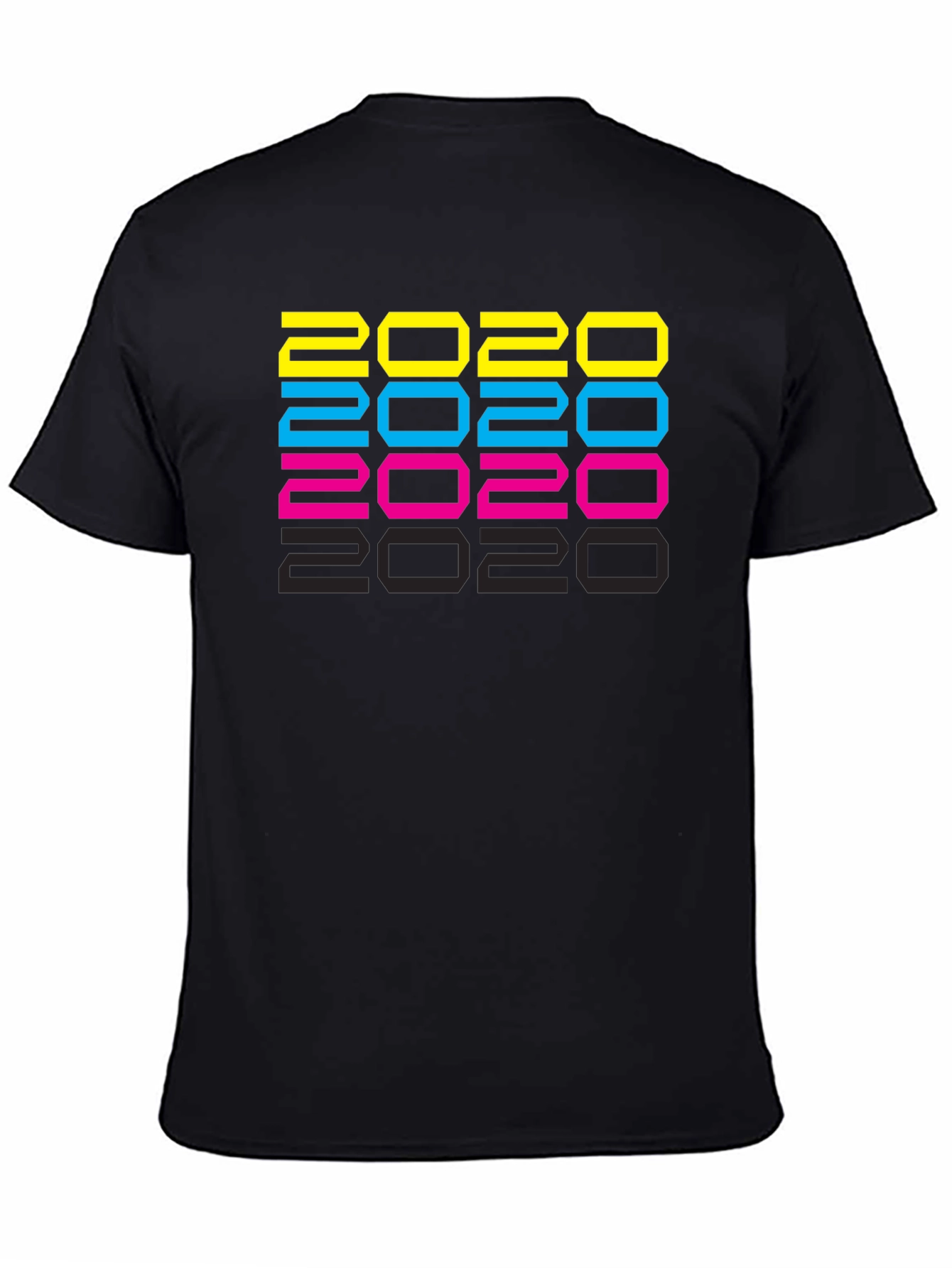 2020 Graphic T-Shirt - Retro Style Print Tee
