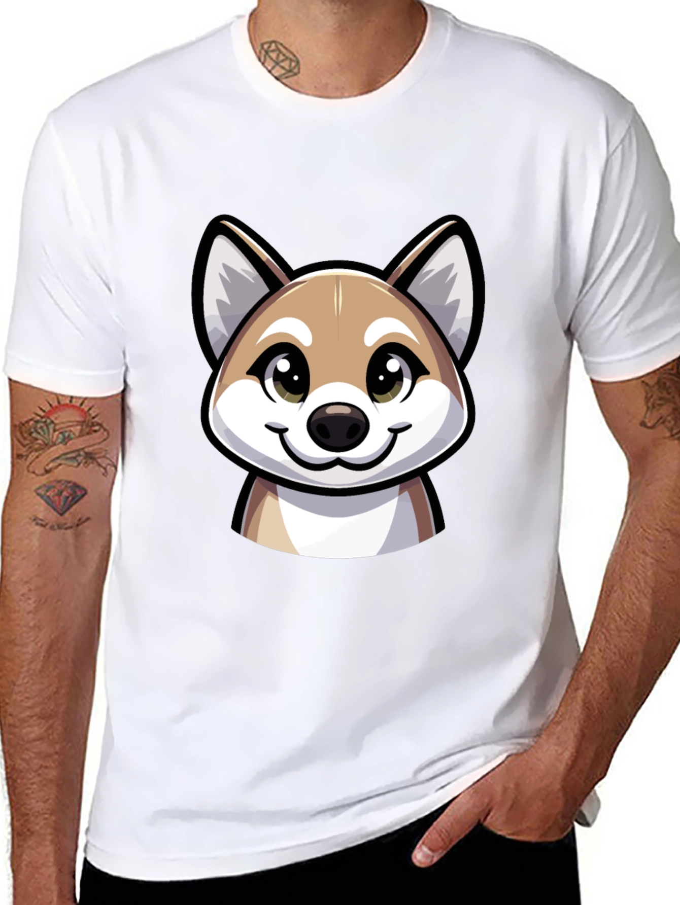 Shiba Inu Graphic Tee - Cute Dog Lovers Shirt