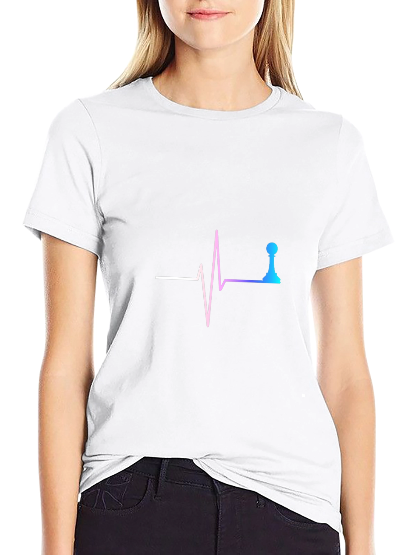 Chess Heartbeat T-Shirt - Play with Passion