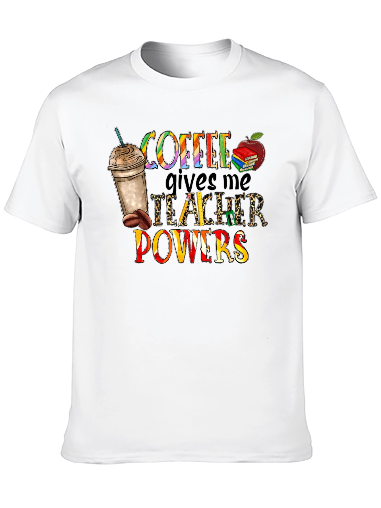 Coffee Teacher Powers Graphic Tee