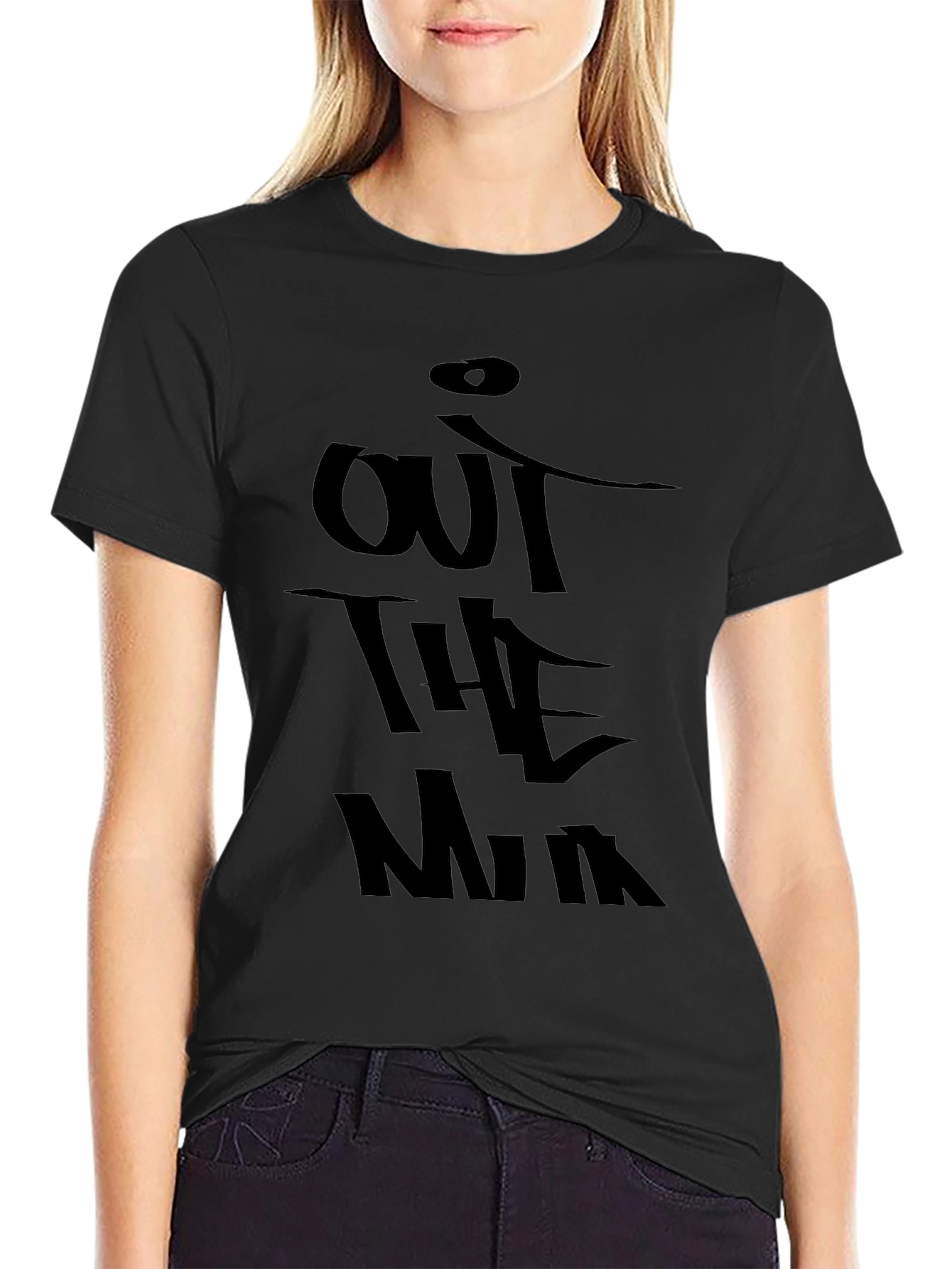 Out The Mud Graphic Tee - Black