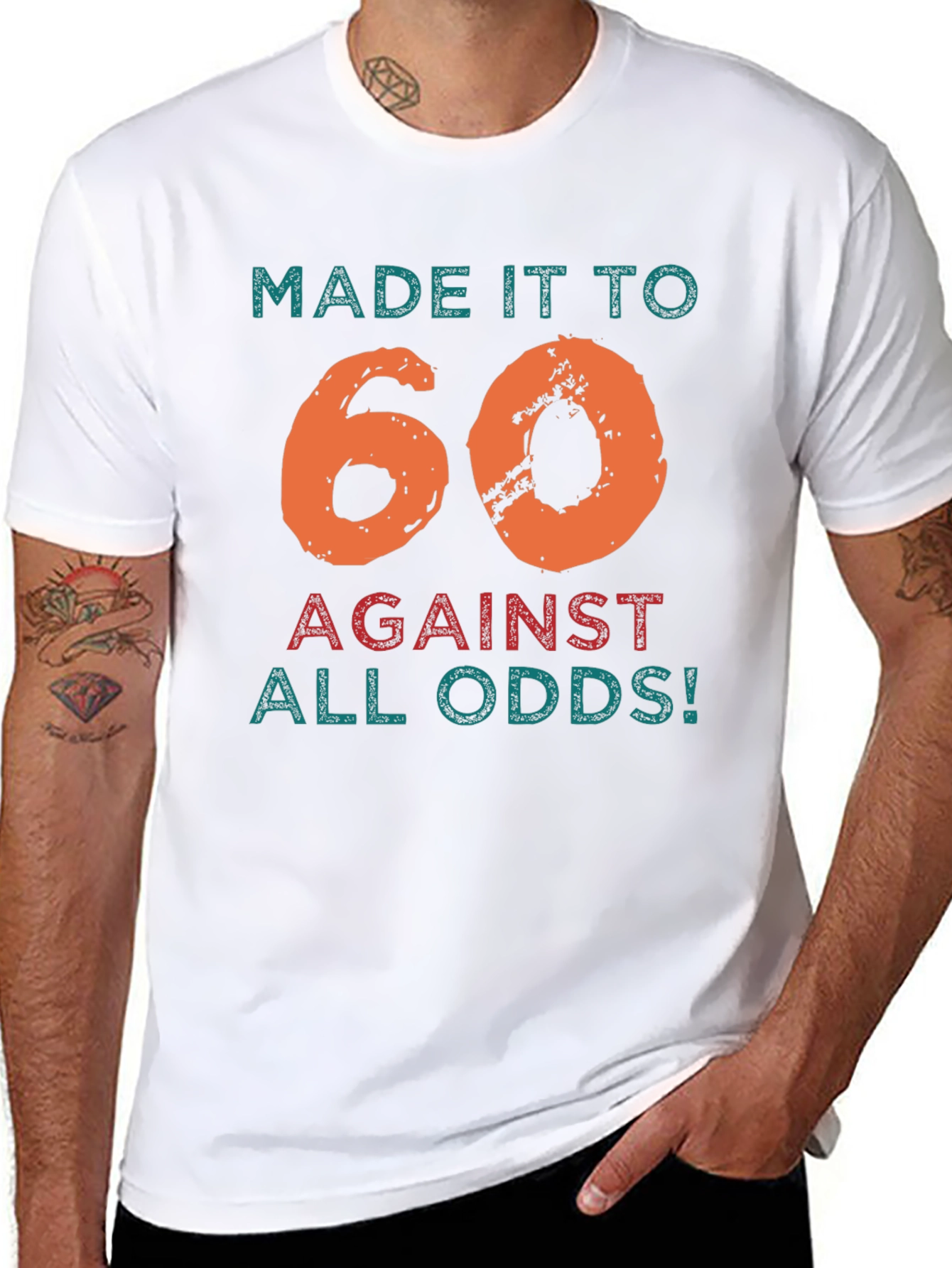 Made It To 60 Against All Odds T-Shirt