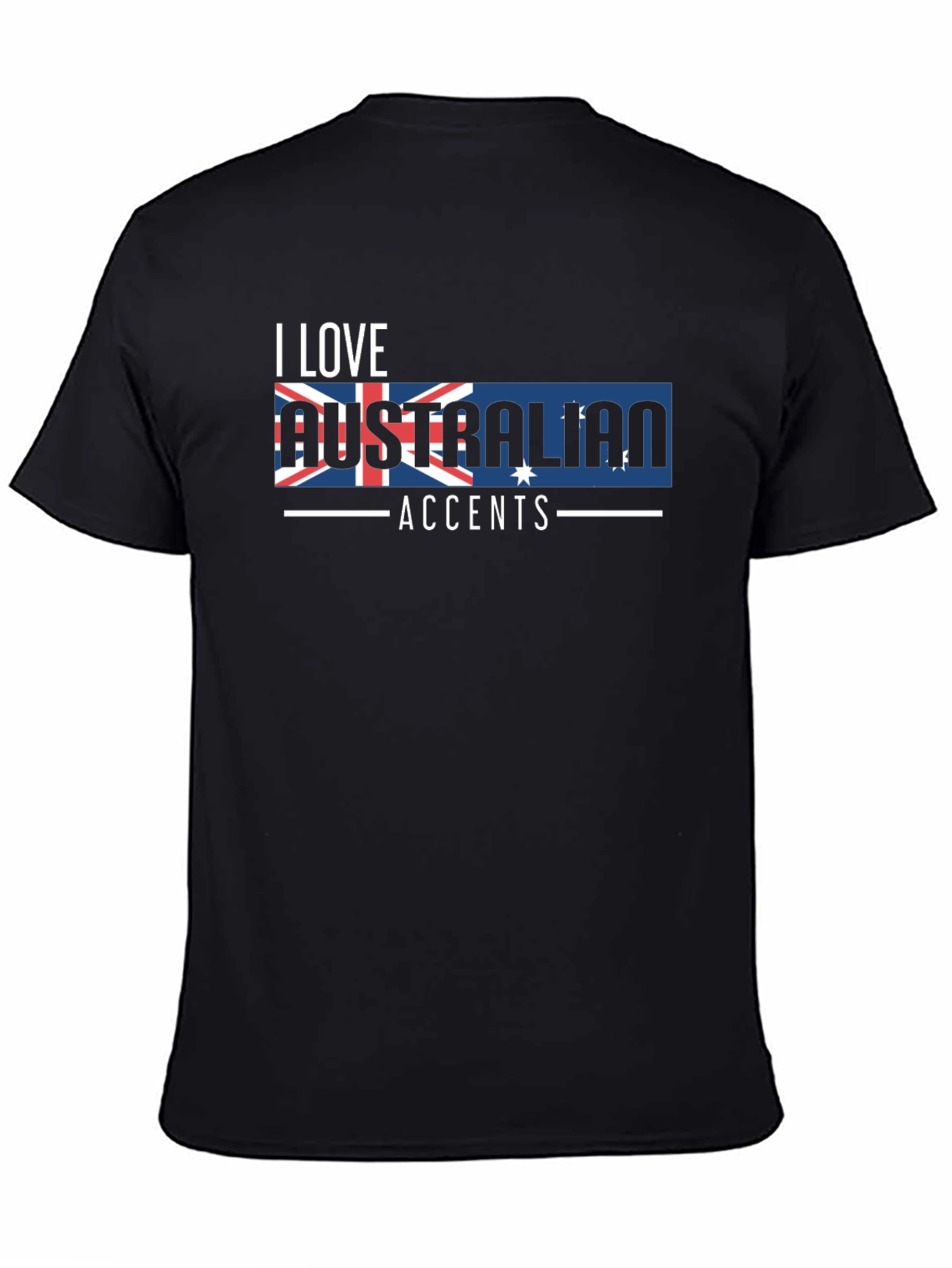 I Love Australian Accents Graphic Tee