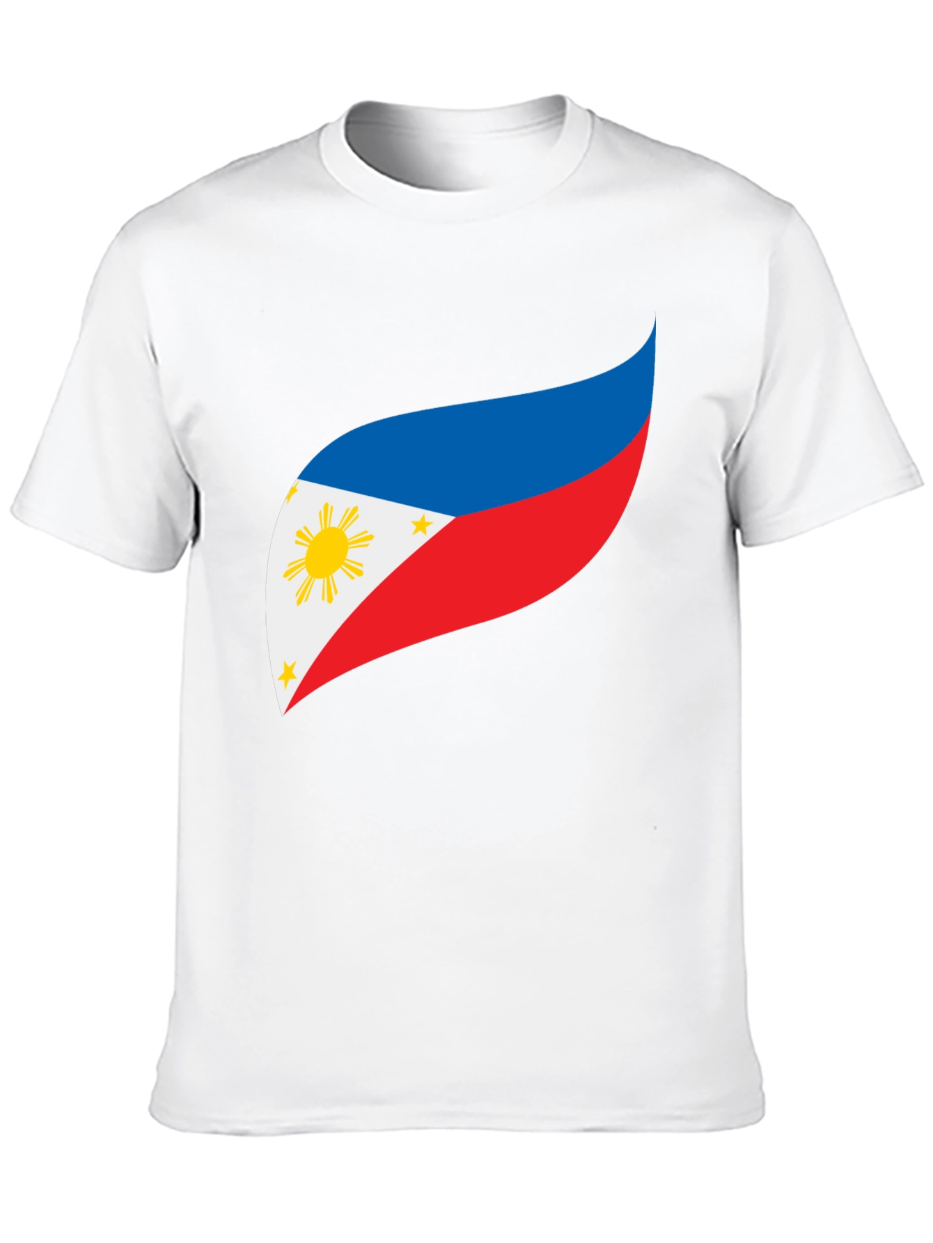 Philippines Flag Graphic Tee - Black