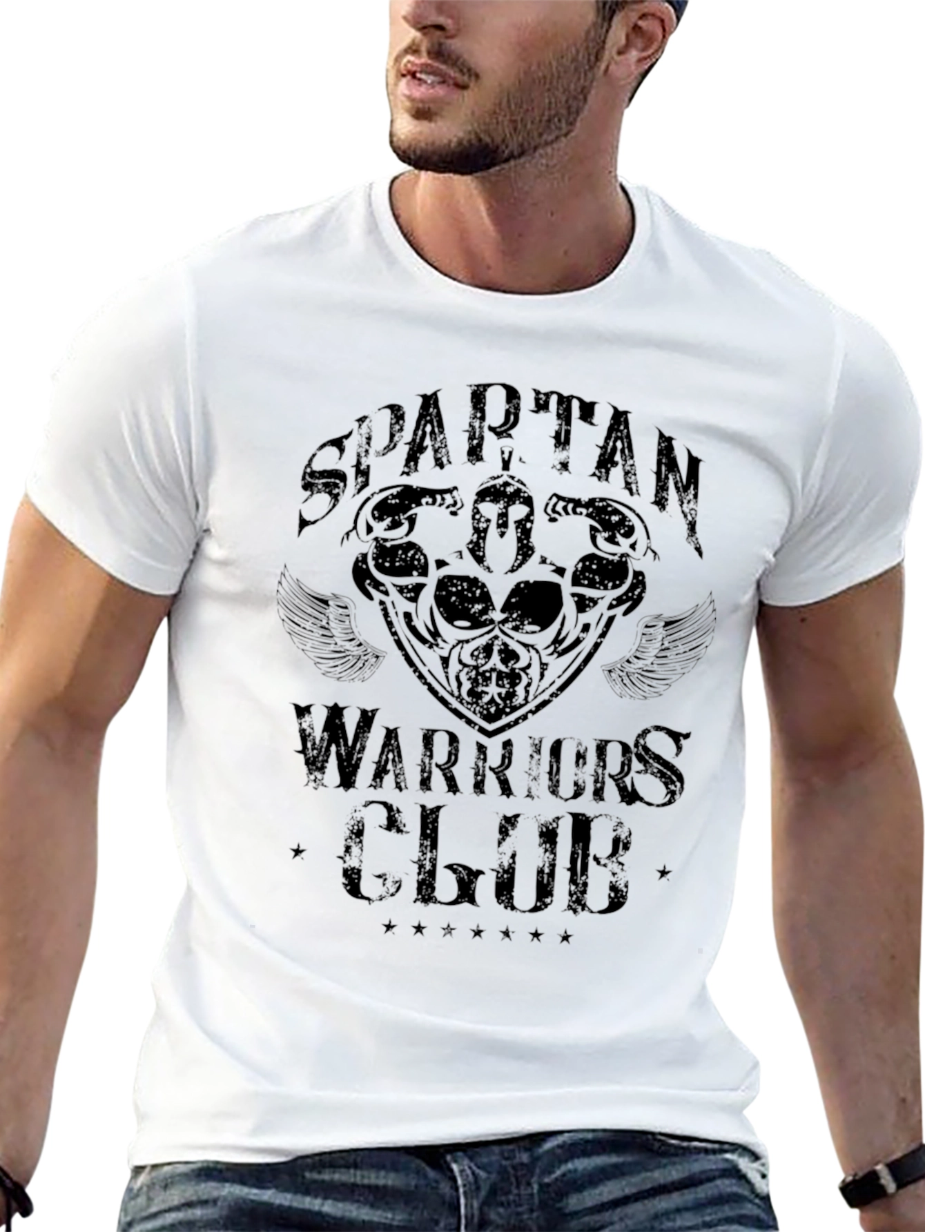 Spartan Warriors Club Black T-Shirt
